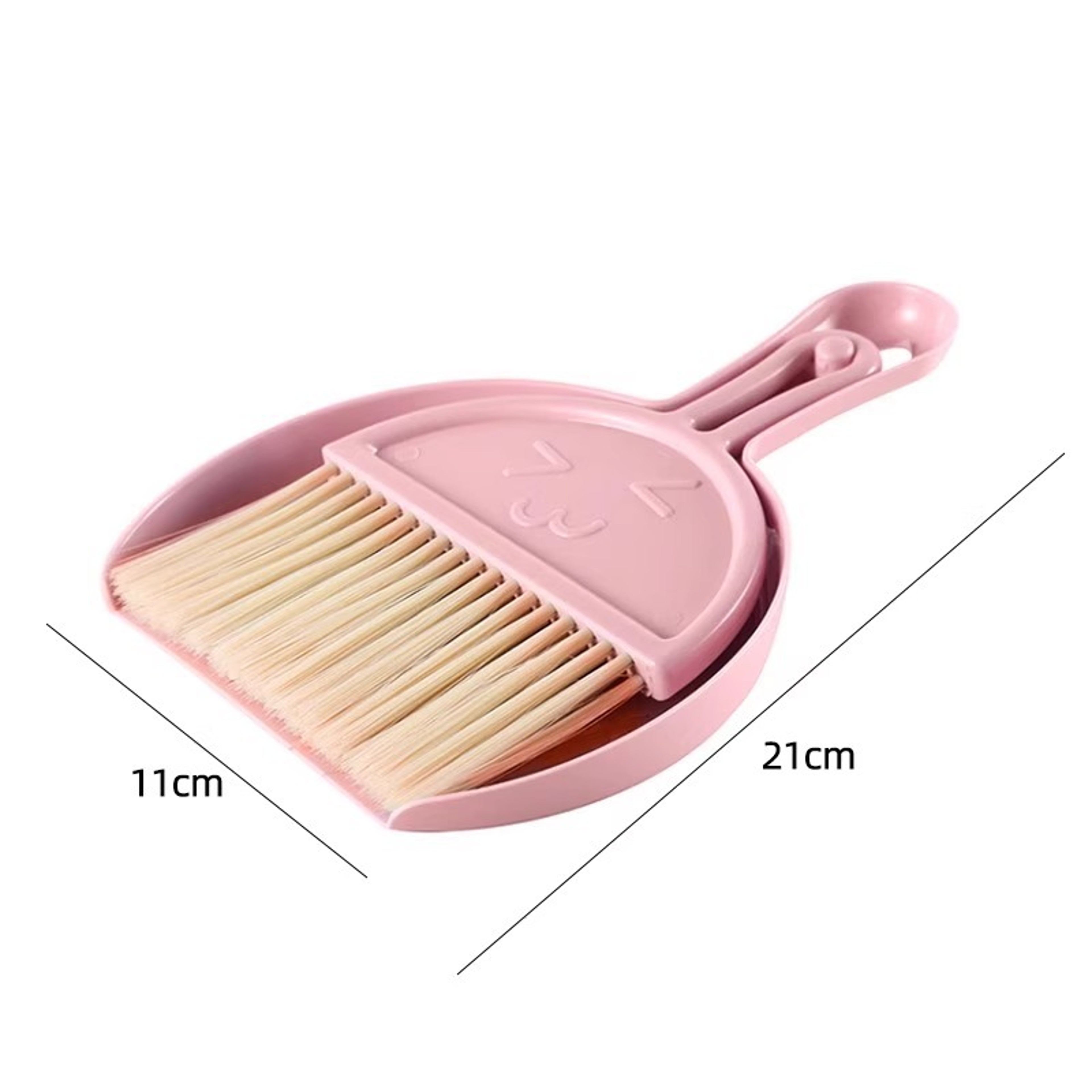 Compact Mini Desk Broom Set With Dustpan Portable Desktop Cleaning Brush For Home Office 5