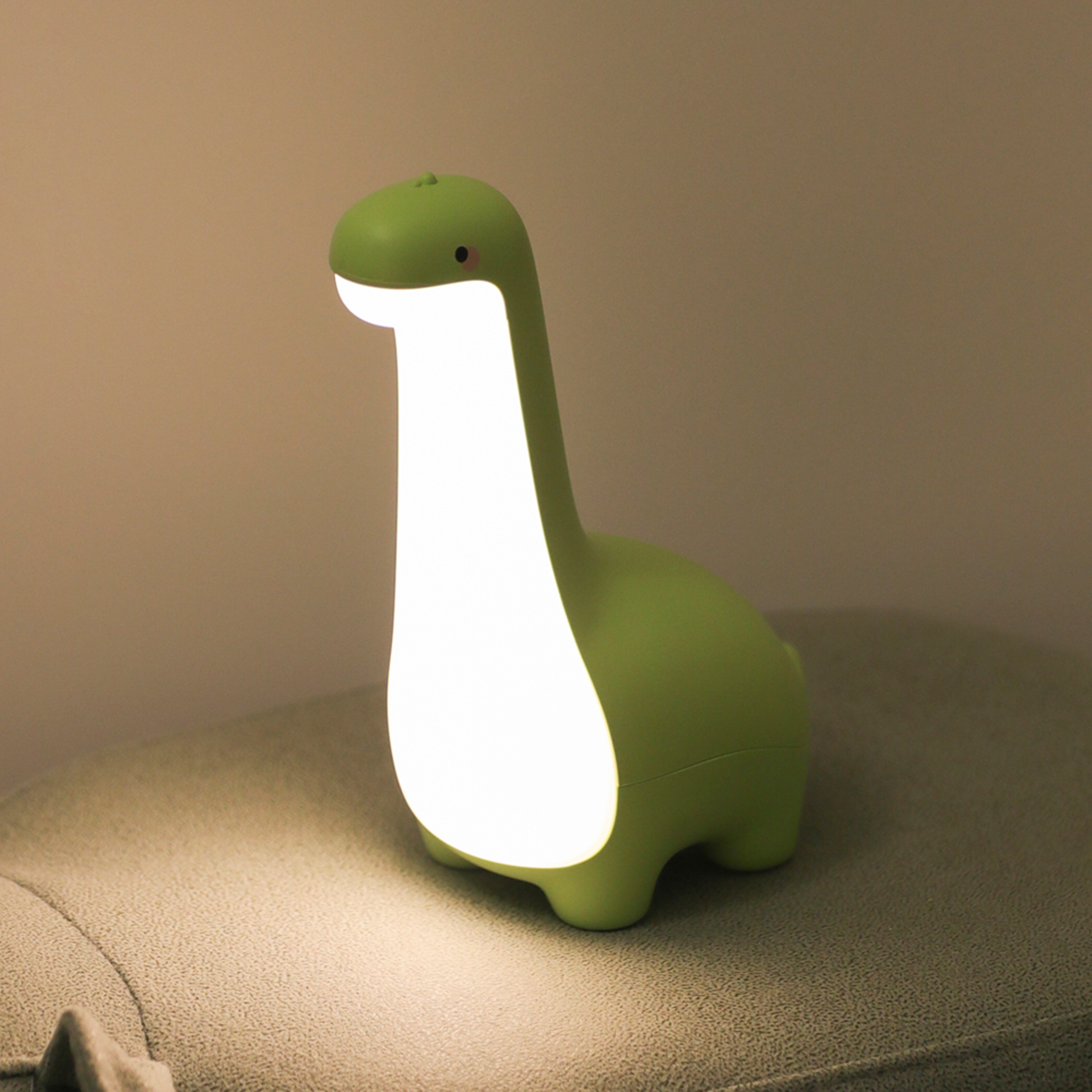 Cute Dinosaur Night Light USB Rechargeable Touch Control Bedside Lamp With Timer For Kids 4