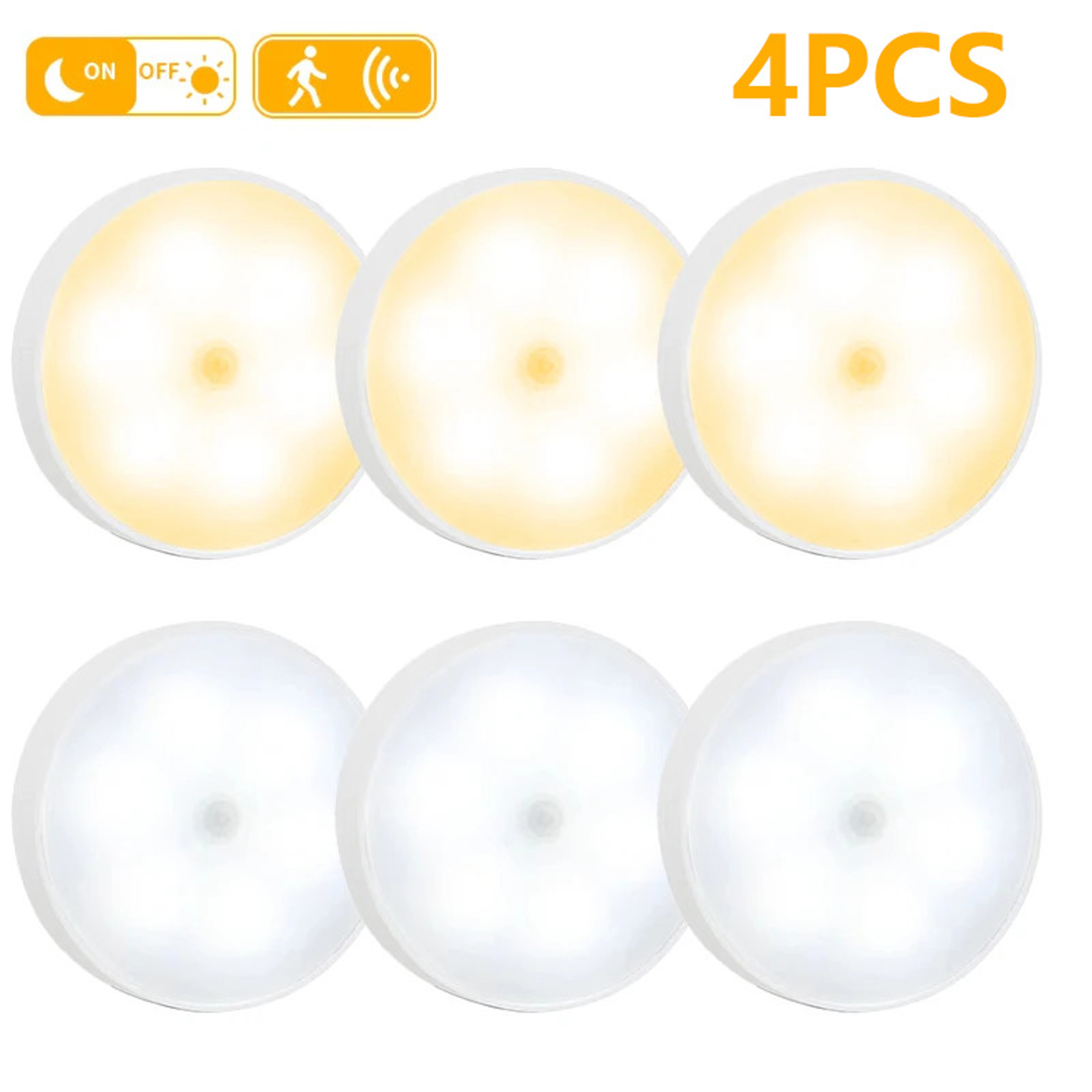 Motion Sensor Night Lights USB Rechargeable Wireless Closet Lights For Cabinets Wardrobes And Stair 5