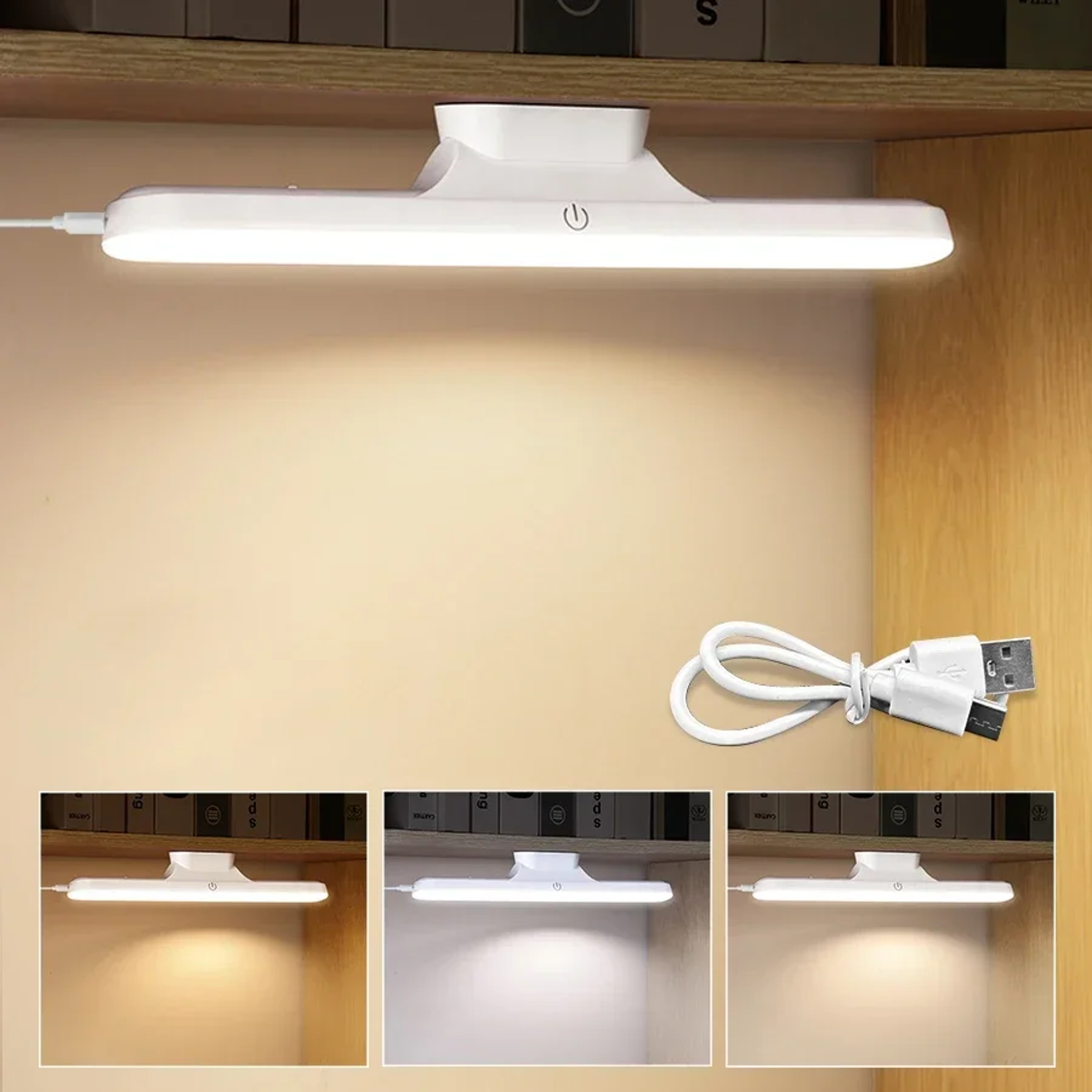 Rechargeable LED Makeup Mirror Light Magnetic Touch Dimmable Vanity Light Bar 7