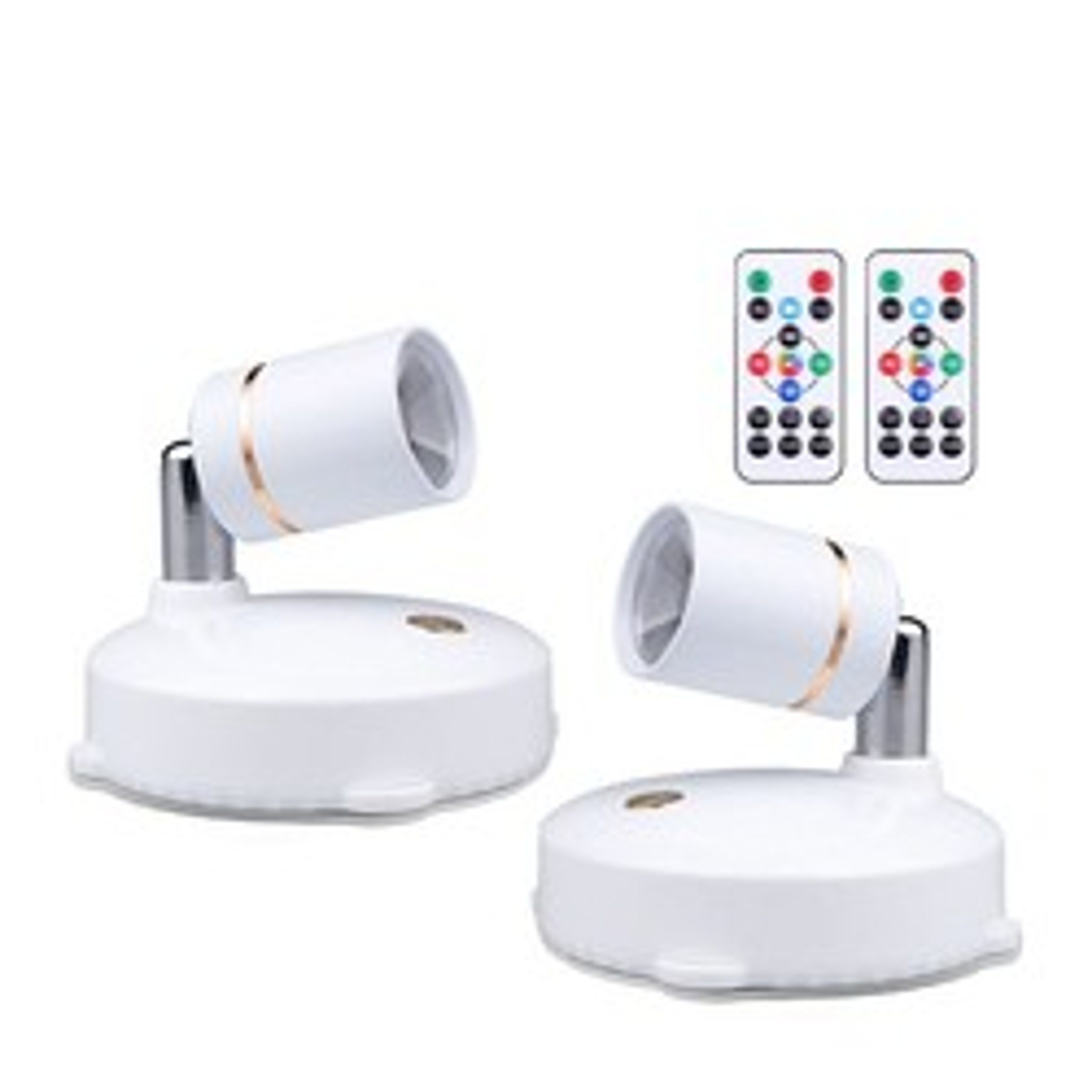 Wireless LED Spotlight Battery Powered RGB Accent Light with Remote for Wall Art Home Decor – view 8