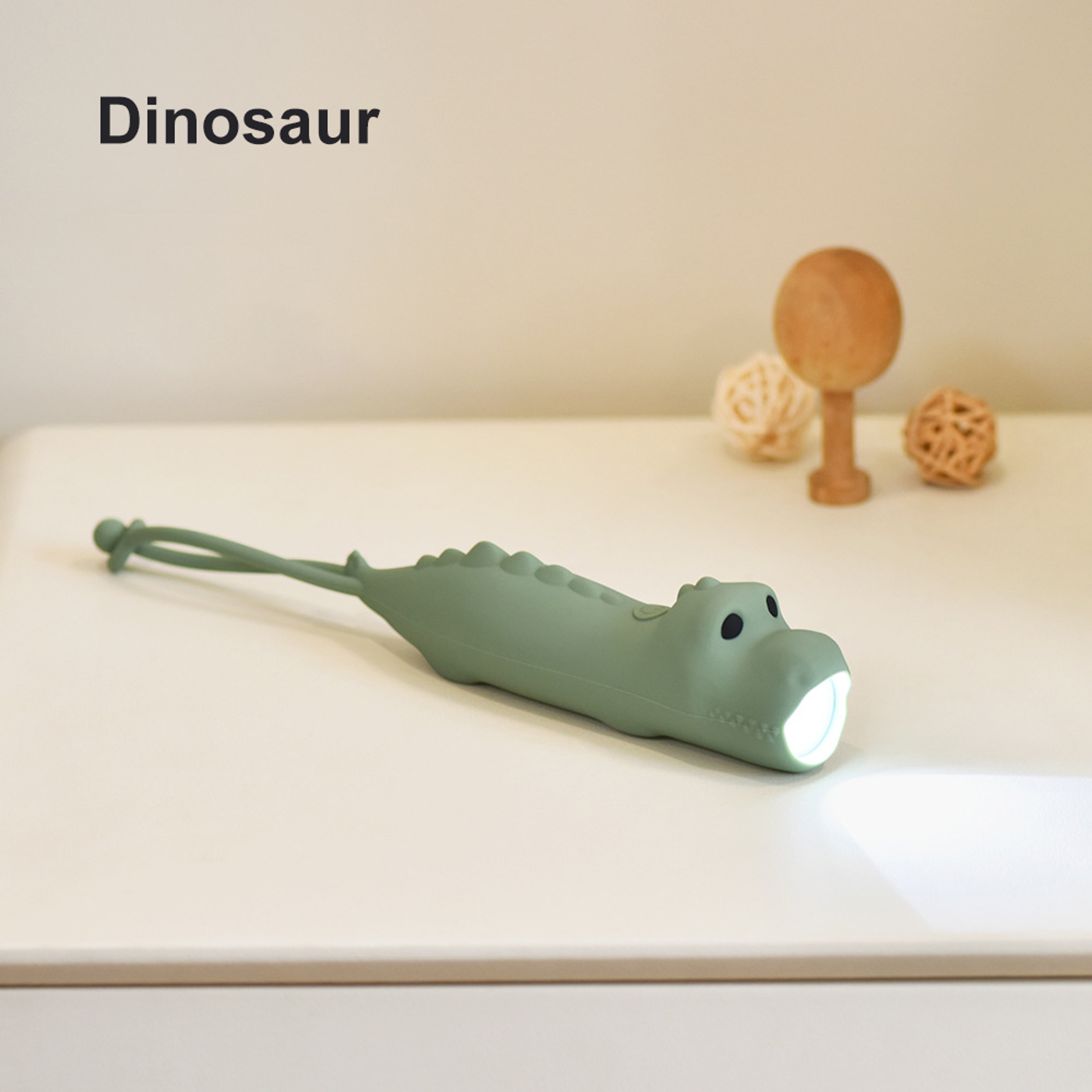 Soft Bear Kids Flashlight USB Rechargeable Bear Night Light Silicone Bedside Lamp For Children 9