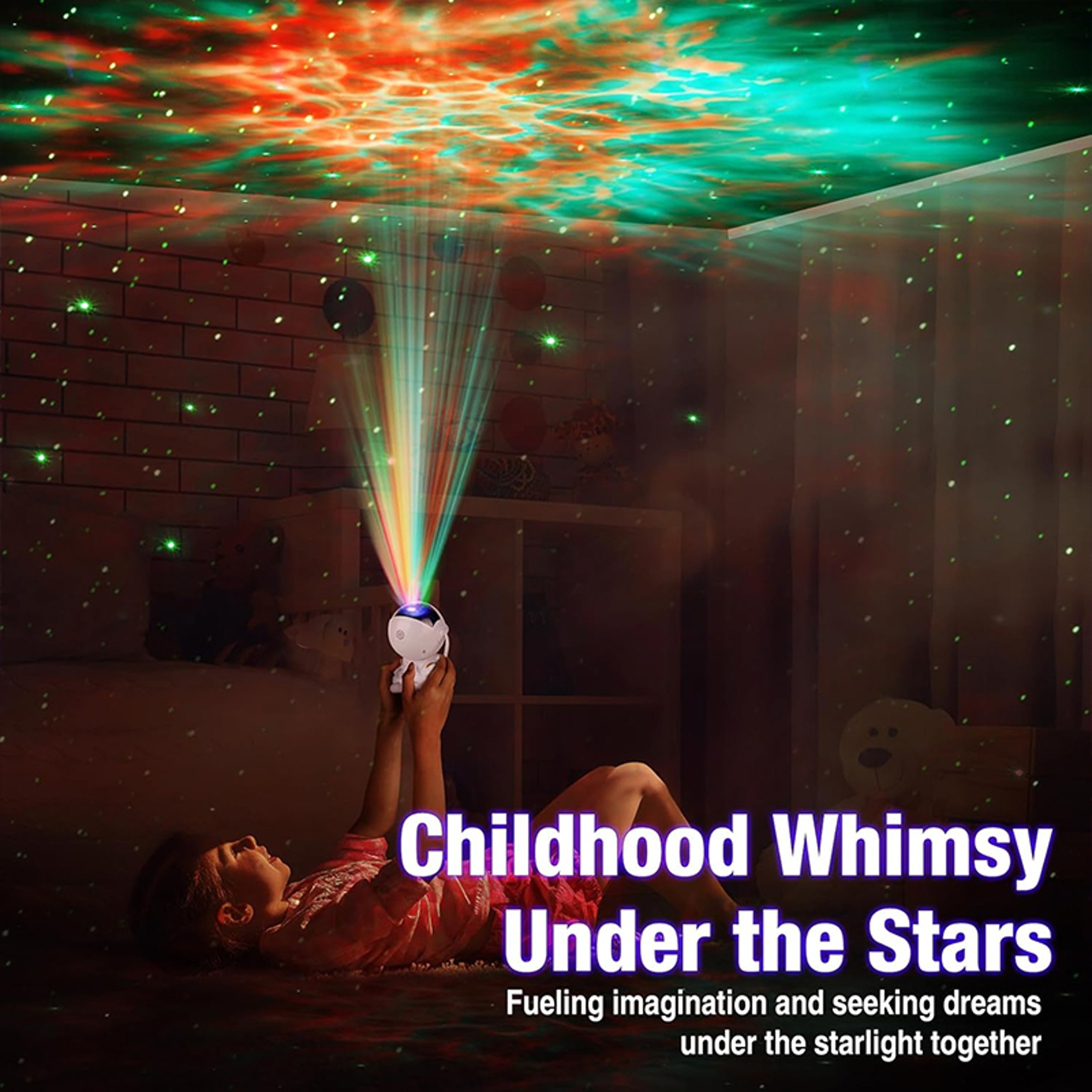 Astronaut Star Projector Galaxy Projector Kids Night Light With Nebula Ceiling Display 2