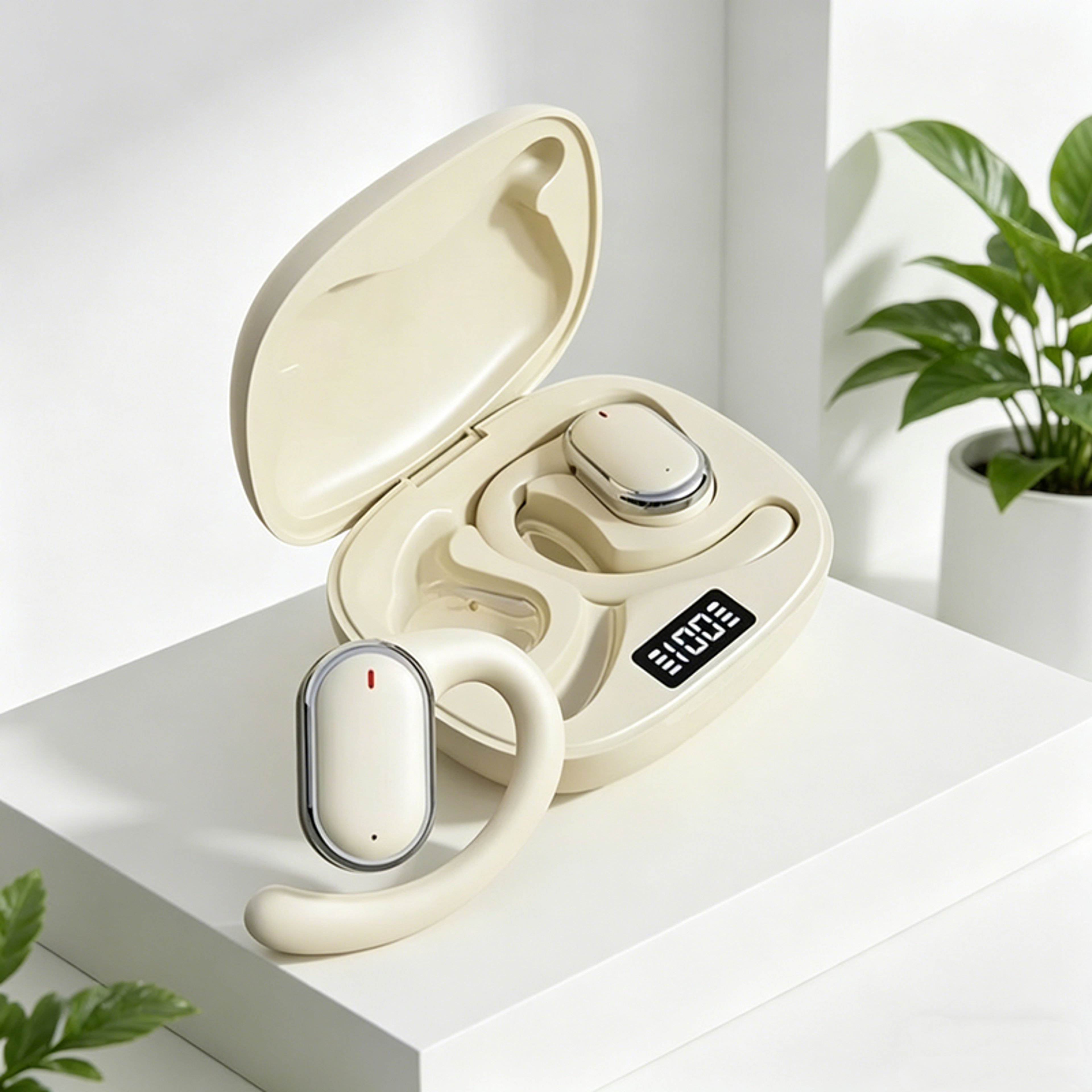 X93 Wireless Ear Hooks Bluetooth 53 Open Ear Headphones With ENC Noise Reduction 0