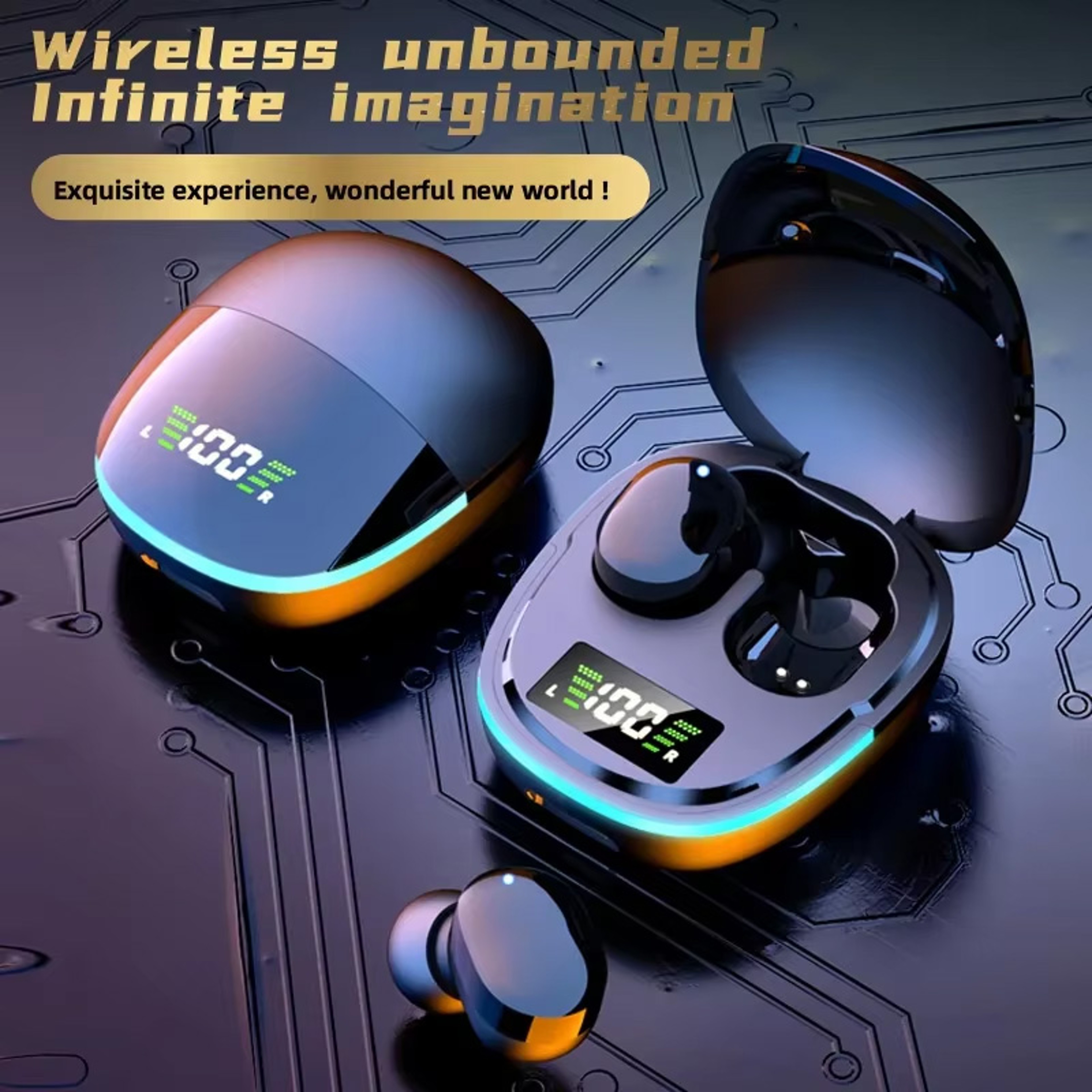 G9S Bluetooth 51 Earbuds With LED Power Display Low Latency Wireless Gaming  Sports Headphones 1