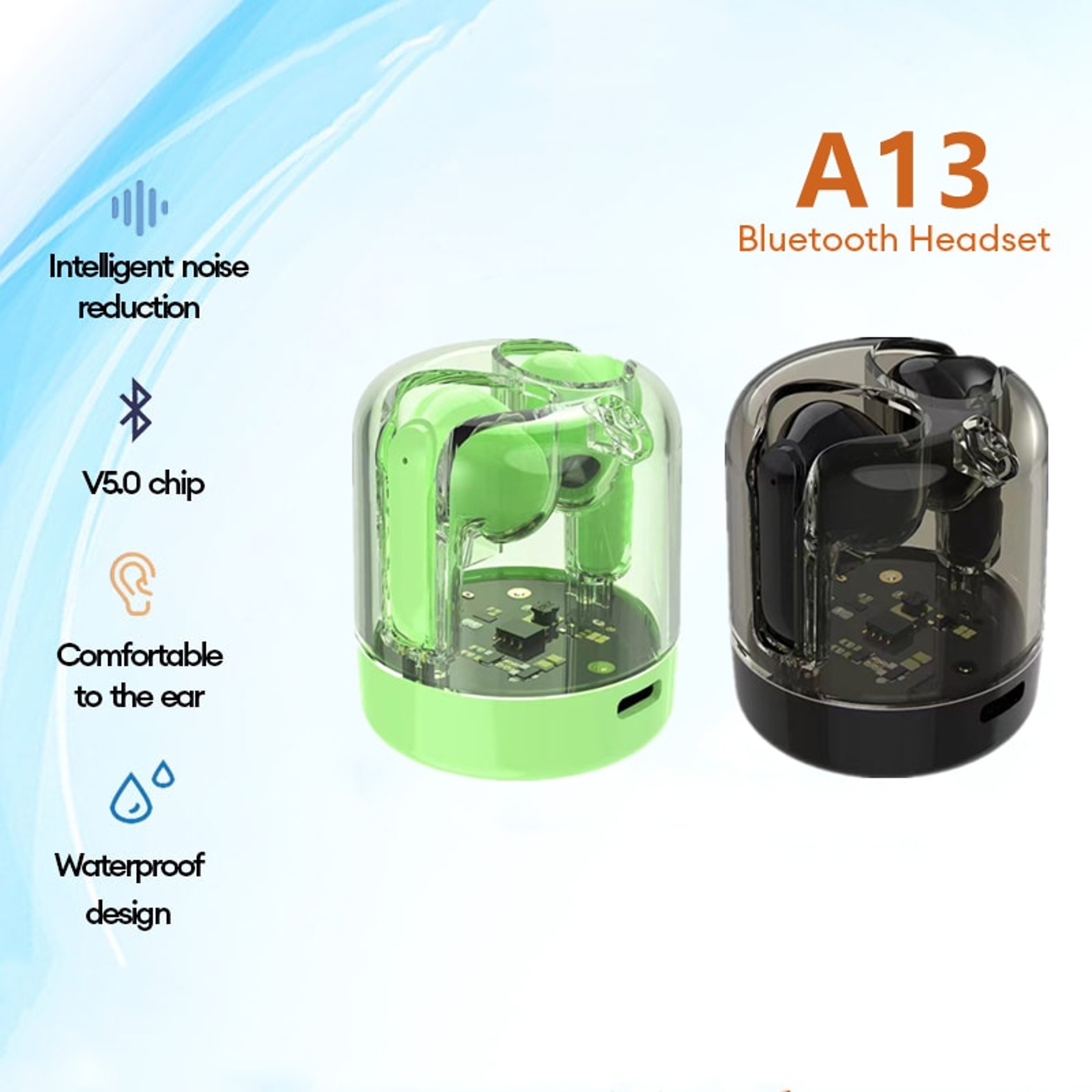 ClearVoice TWS Wireless Earbuds Bluetooth Headphones for Crystal Clear Calls – view 6