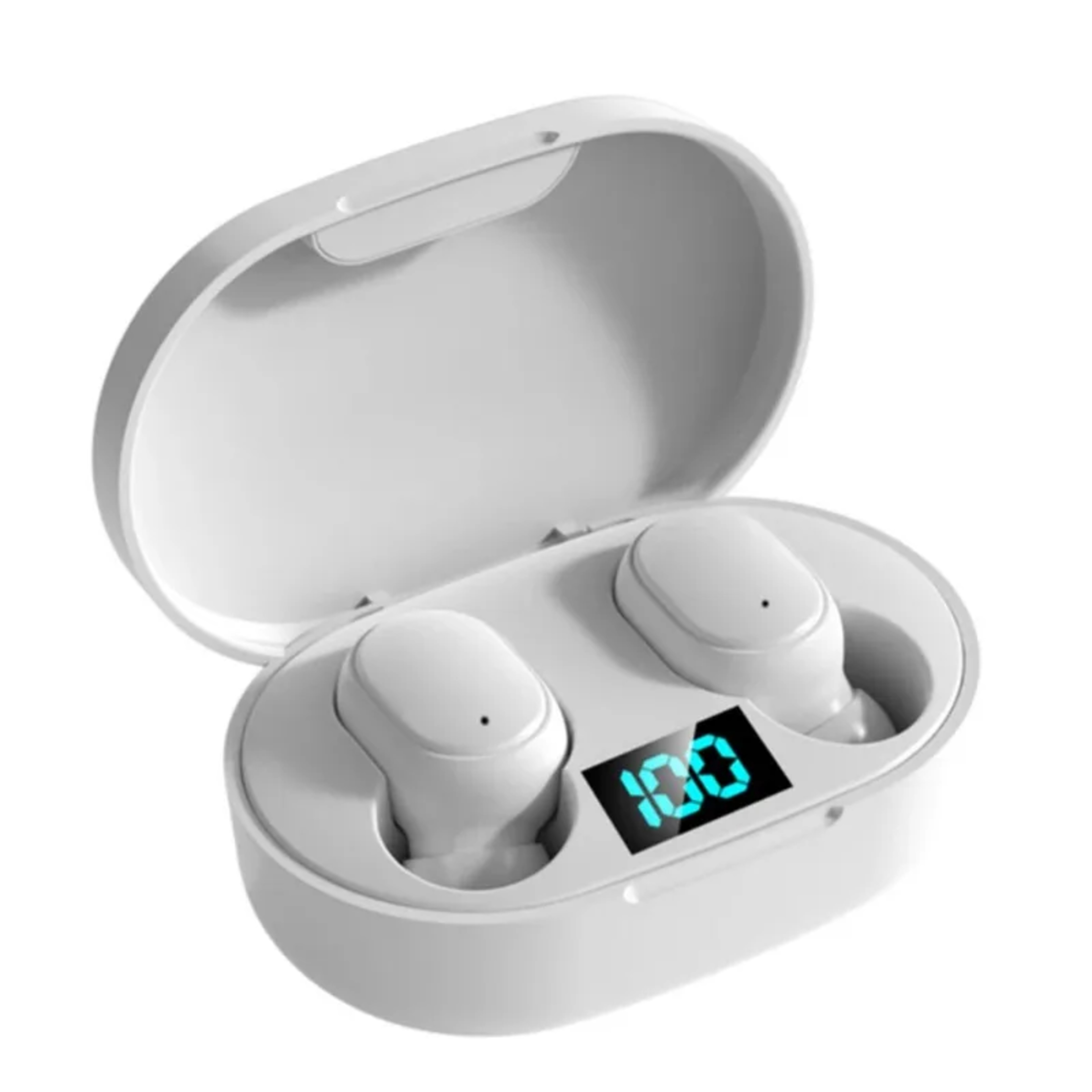 E6S Wireless Earbuds Bluetooth Earbuds With Noise Cancellation  LED Display Charging Case 1