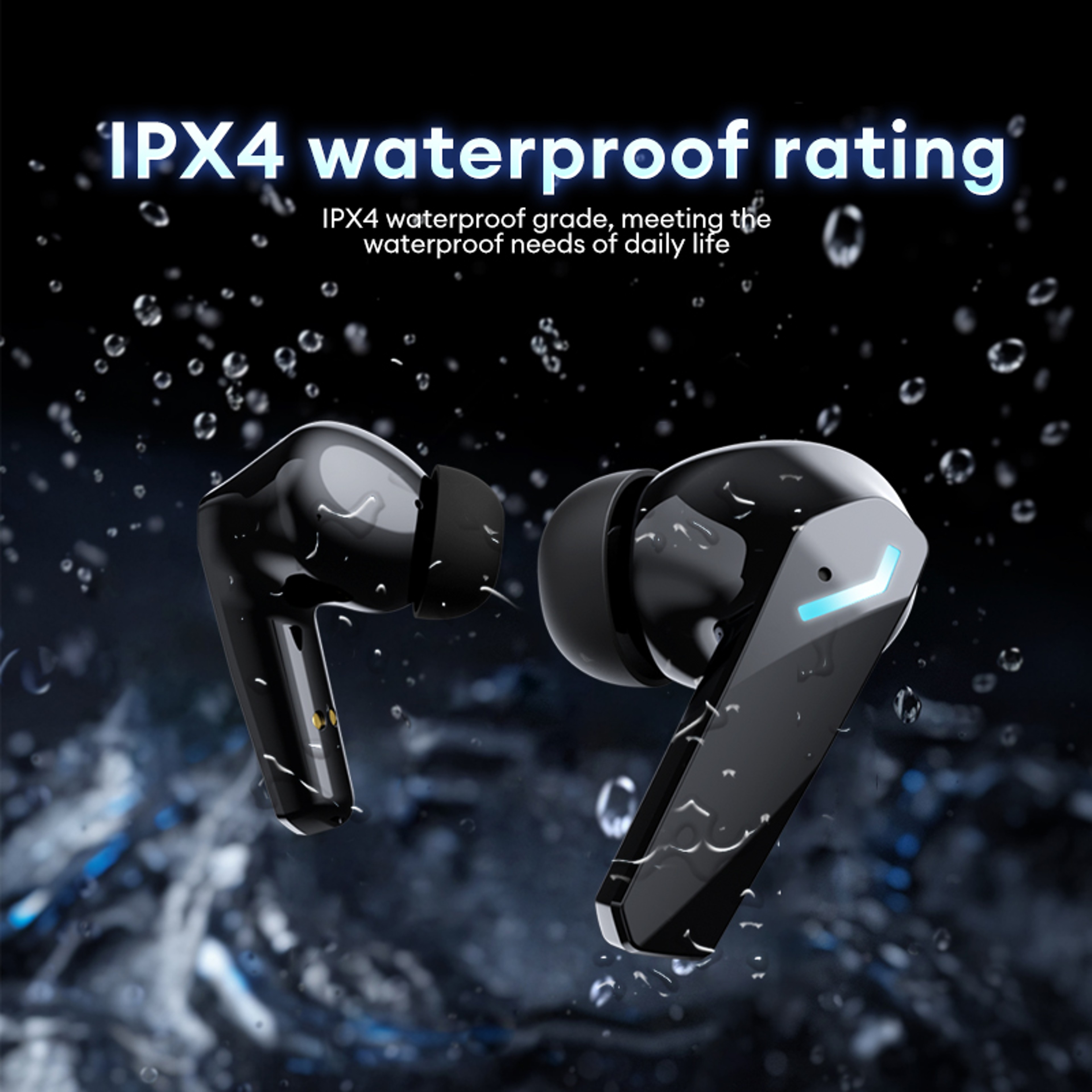 XT53 Bluetooth 54 Earbuds With LED Display Waterproof Wireless Gaming Headphones 4