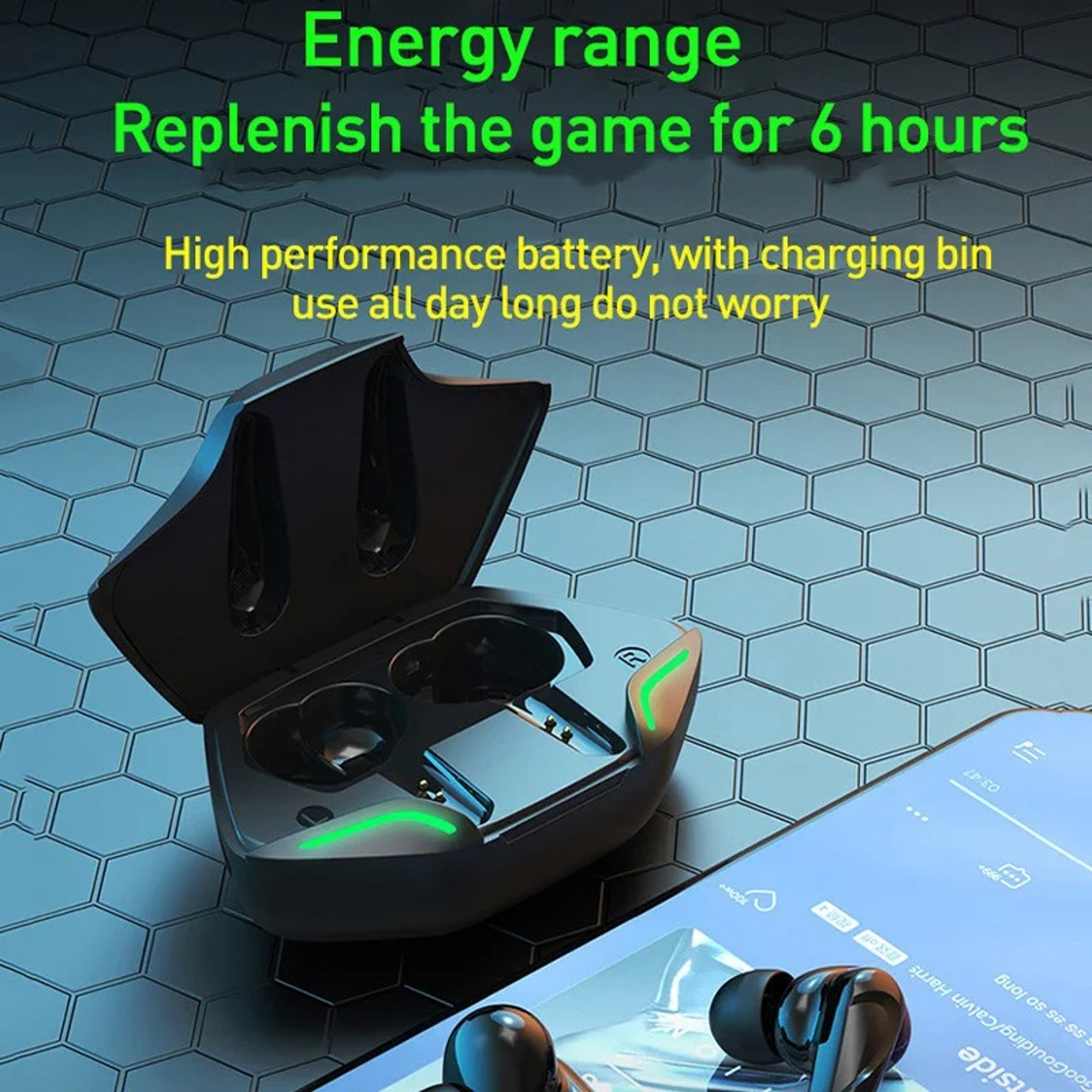 X15 Pro Wireless Gaming Earbuds With Bluetooth 53 Deep Bass  HD Mic 1