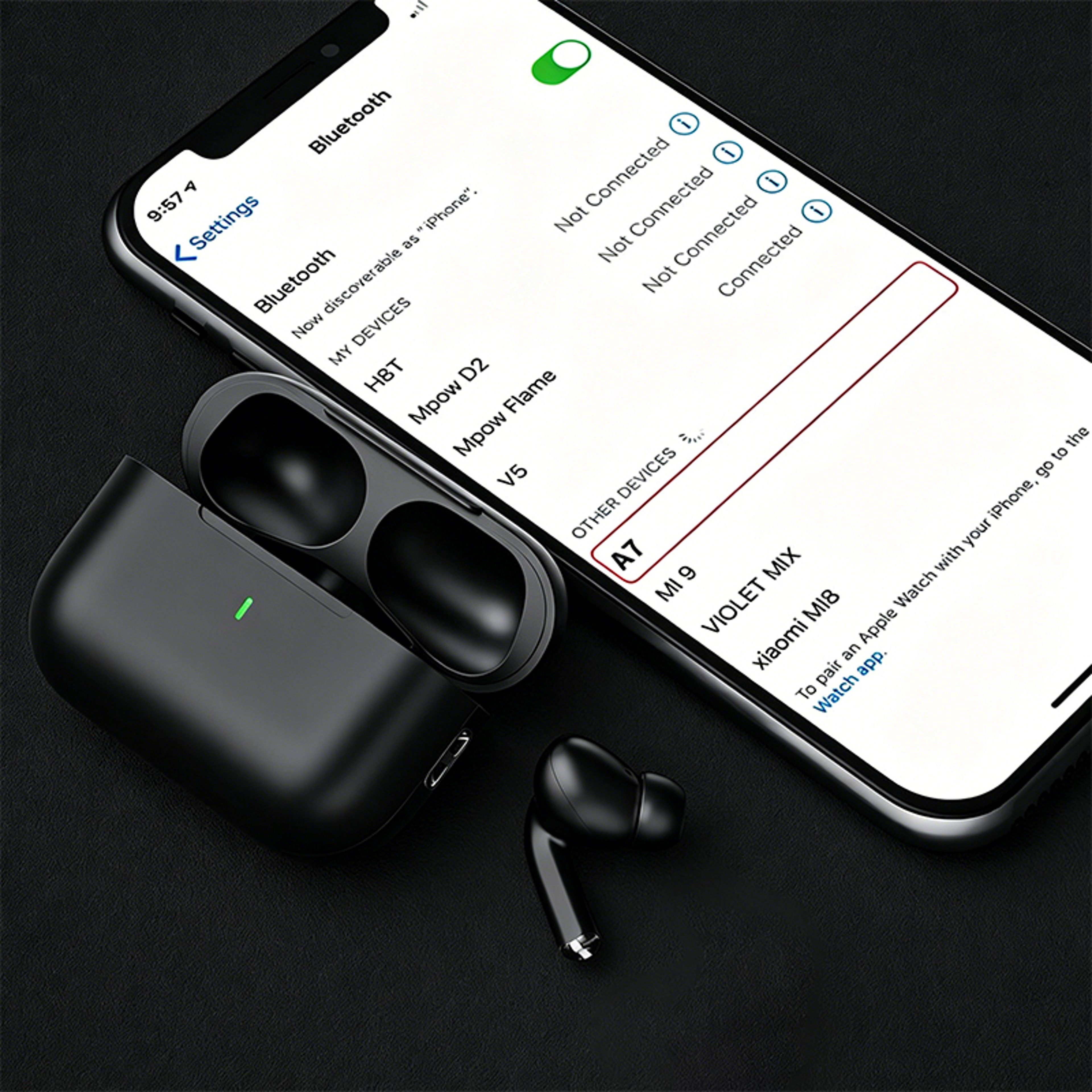 A7 Pro Bluetooth 5.4 Earbuds Wireless Earbuds with USB C Charging Case for Sports & Everyday Use – view 2