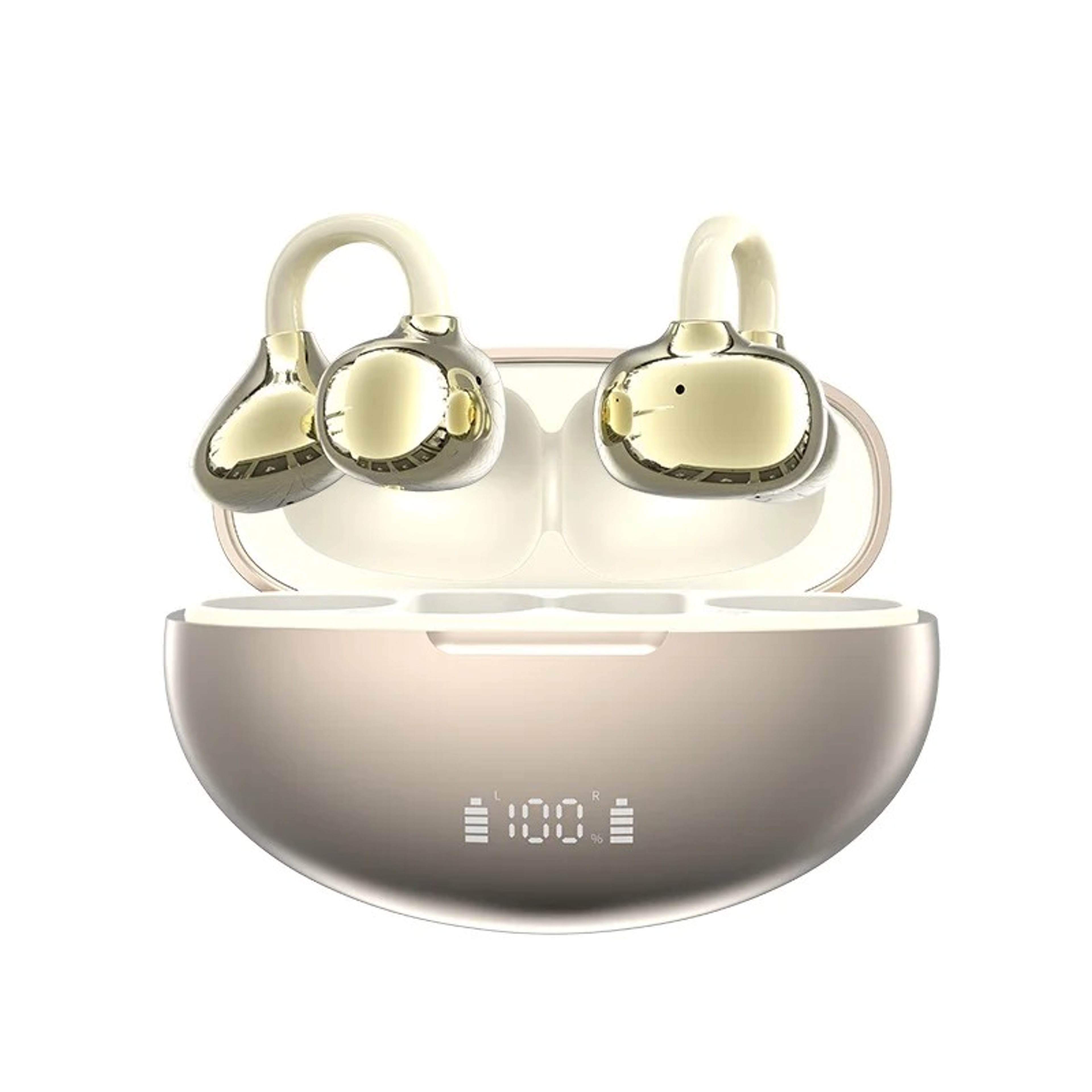 Clip On Open Ear Bluetooth Earbuds with Clear Mic and Long Battery Life – view 8