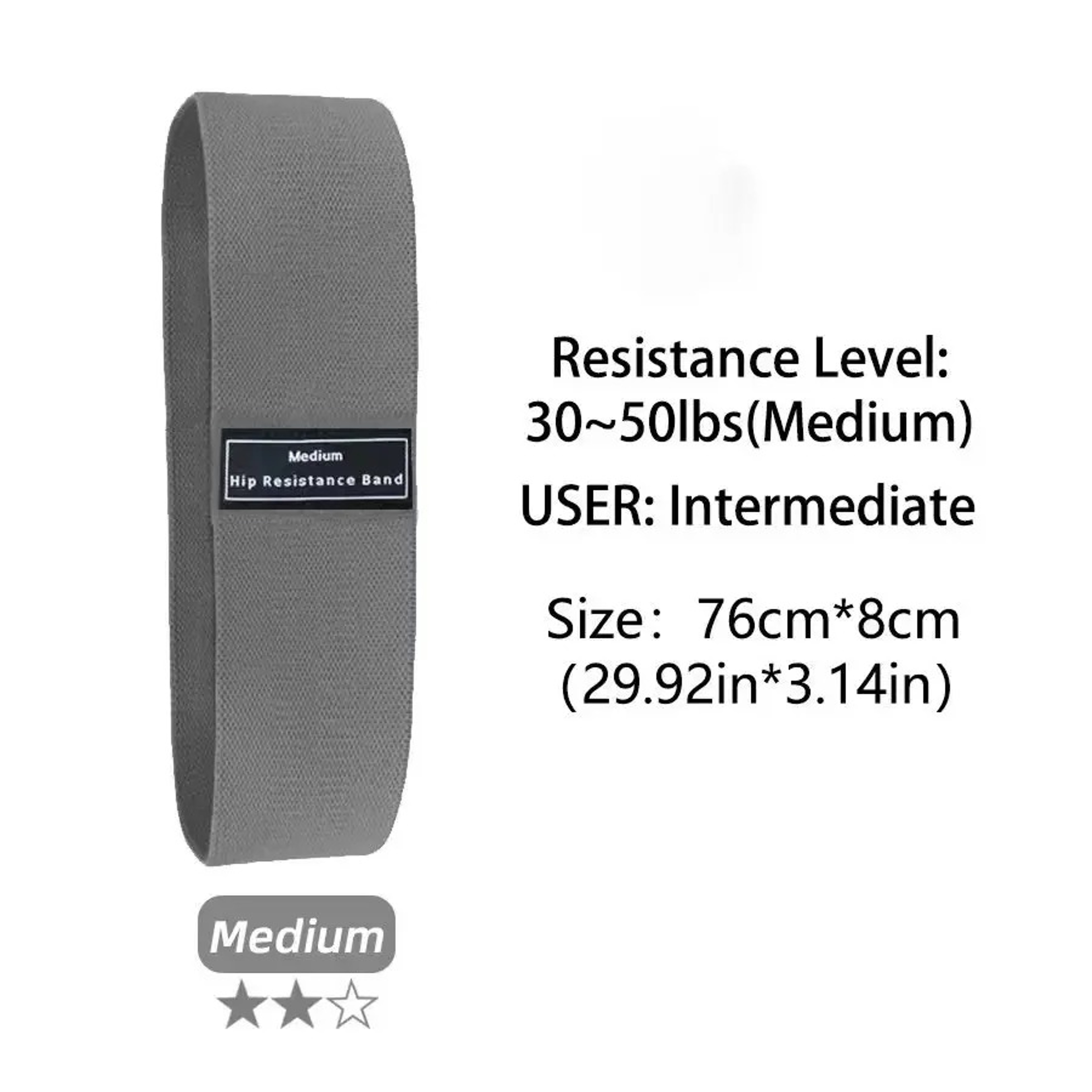 Fabric Resistance Booty Bands Set For Glute  Hip Strength Training 7