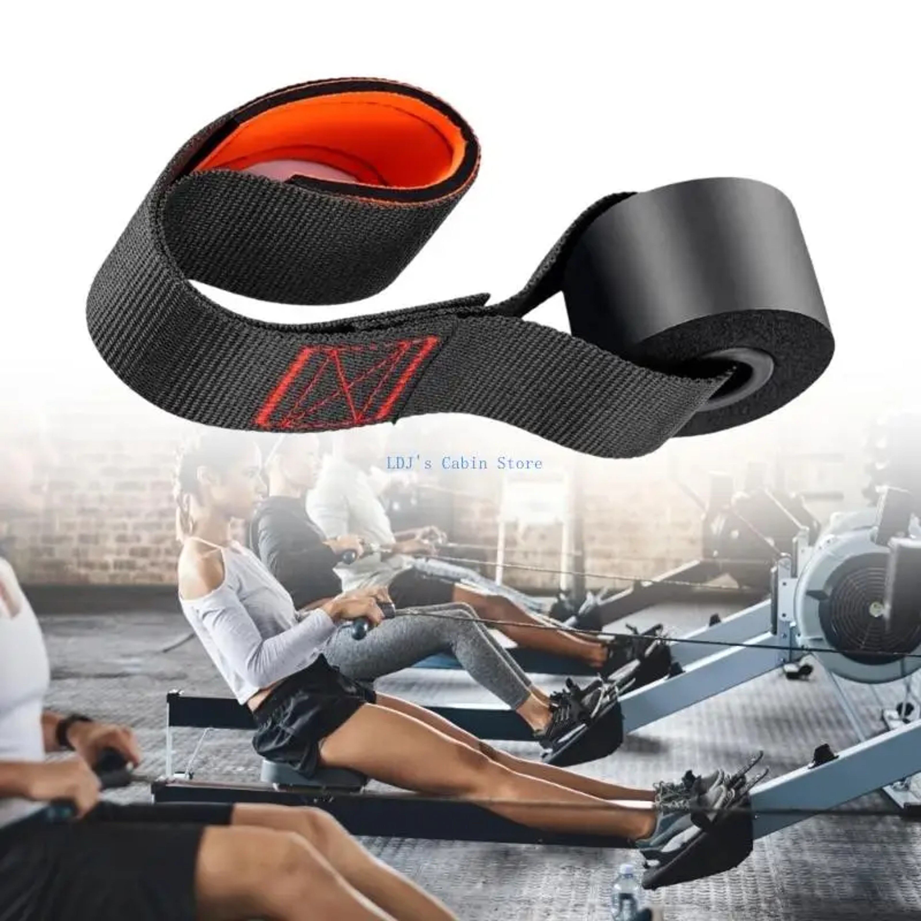 Premium Door Anchor Strap With Soft Handles For Resistance Bands Pull Ups  Home Gym Workouts 1