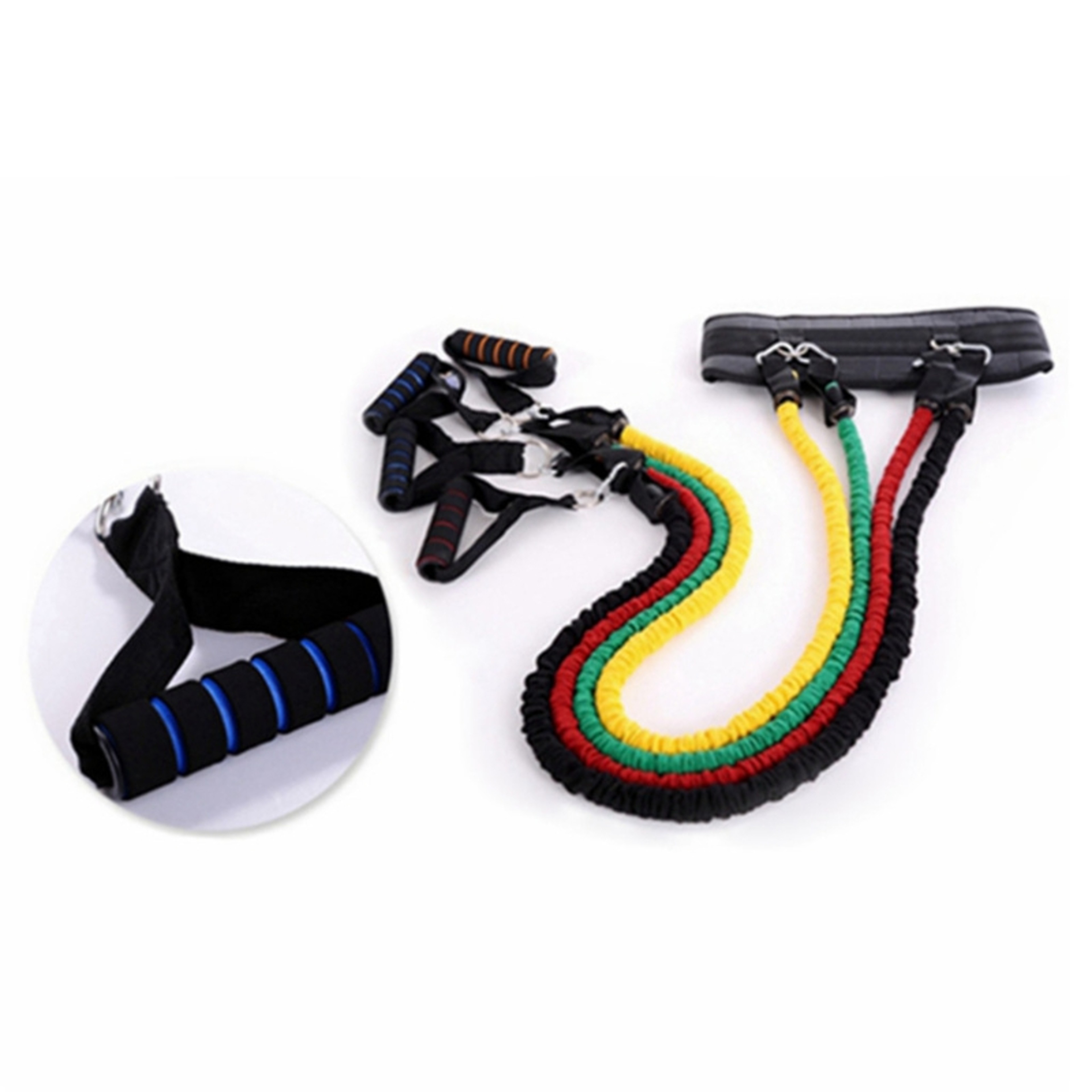Premium Resistance Band Handles With Foam Grip Replacement Exercise Pull Handles 3