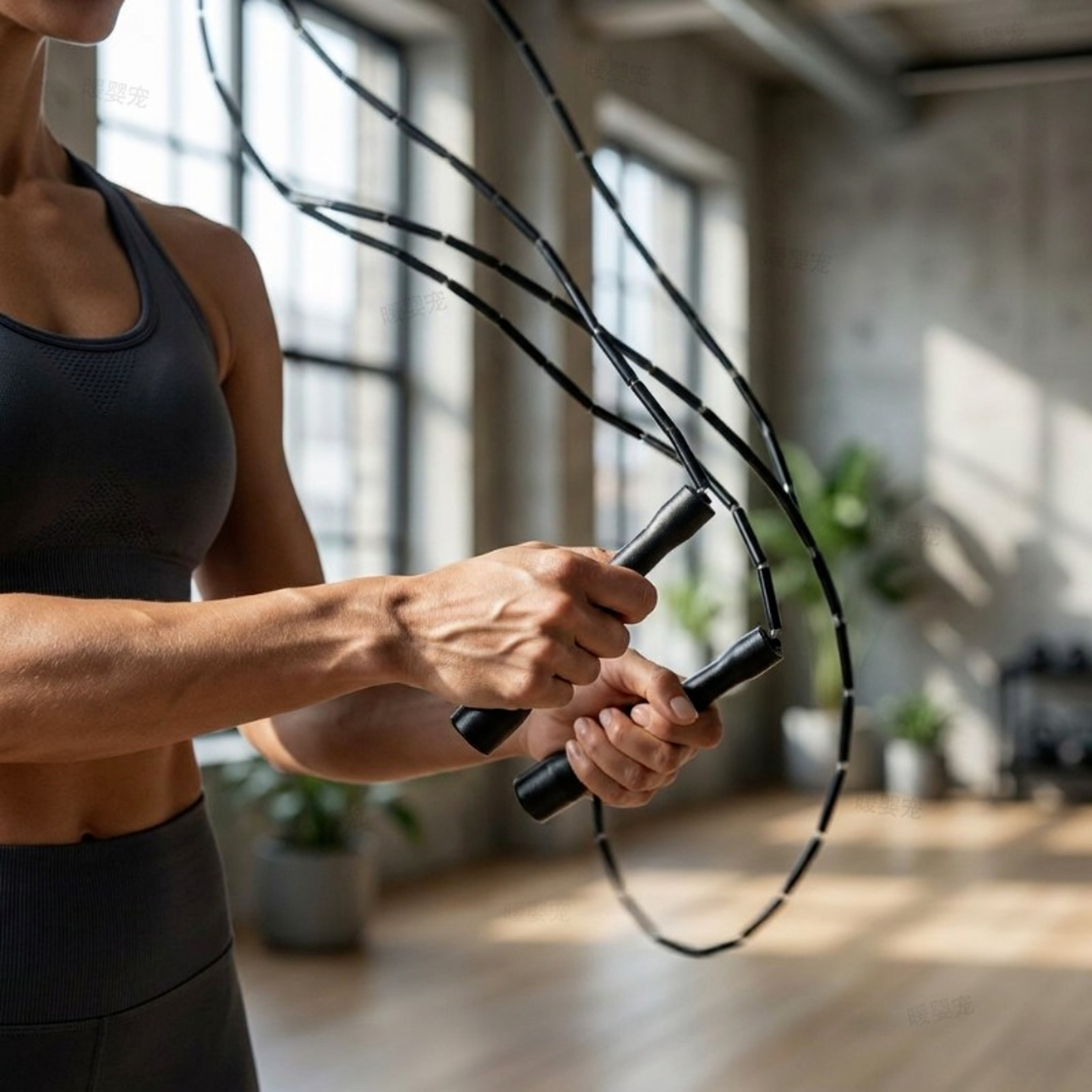 Pro Beaded Fitness Jump Rope For Speed Training Cardio Workouts  Endurance 2