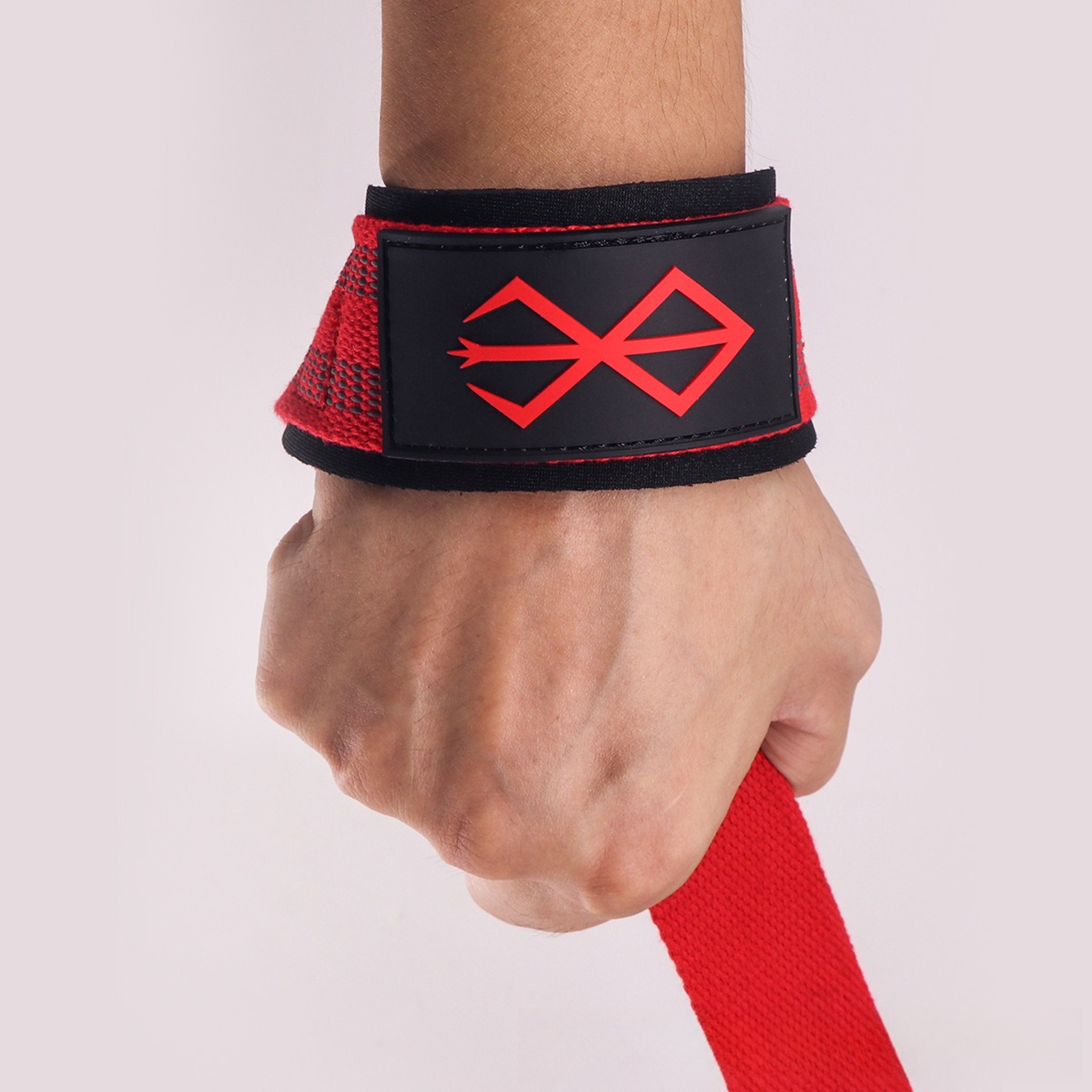 PowerGrip Wrist Wraps For Weightlifting Deadlifts  Strength Training Support 0