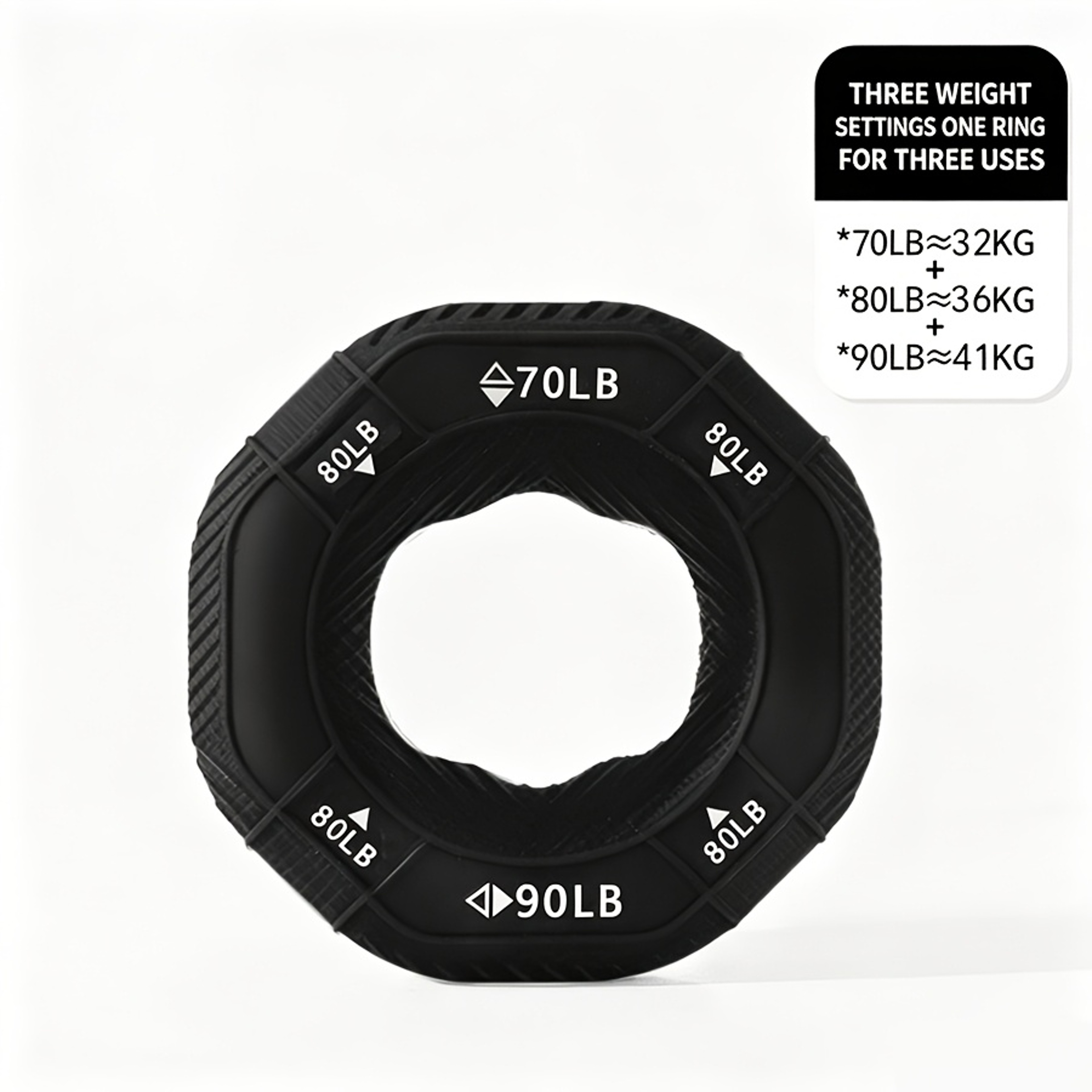 Silicone Hand Grip Strengthener Ring For Finger Strength Training And Forearm Fitness 5