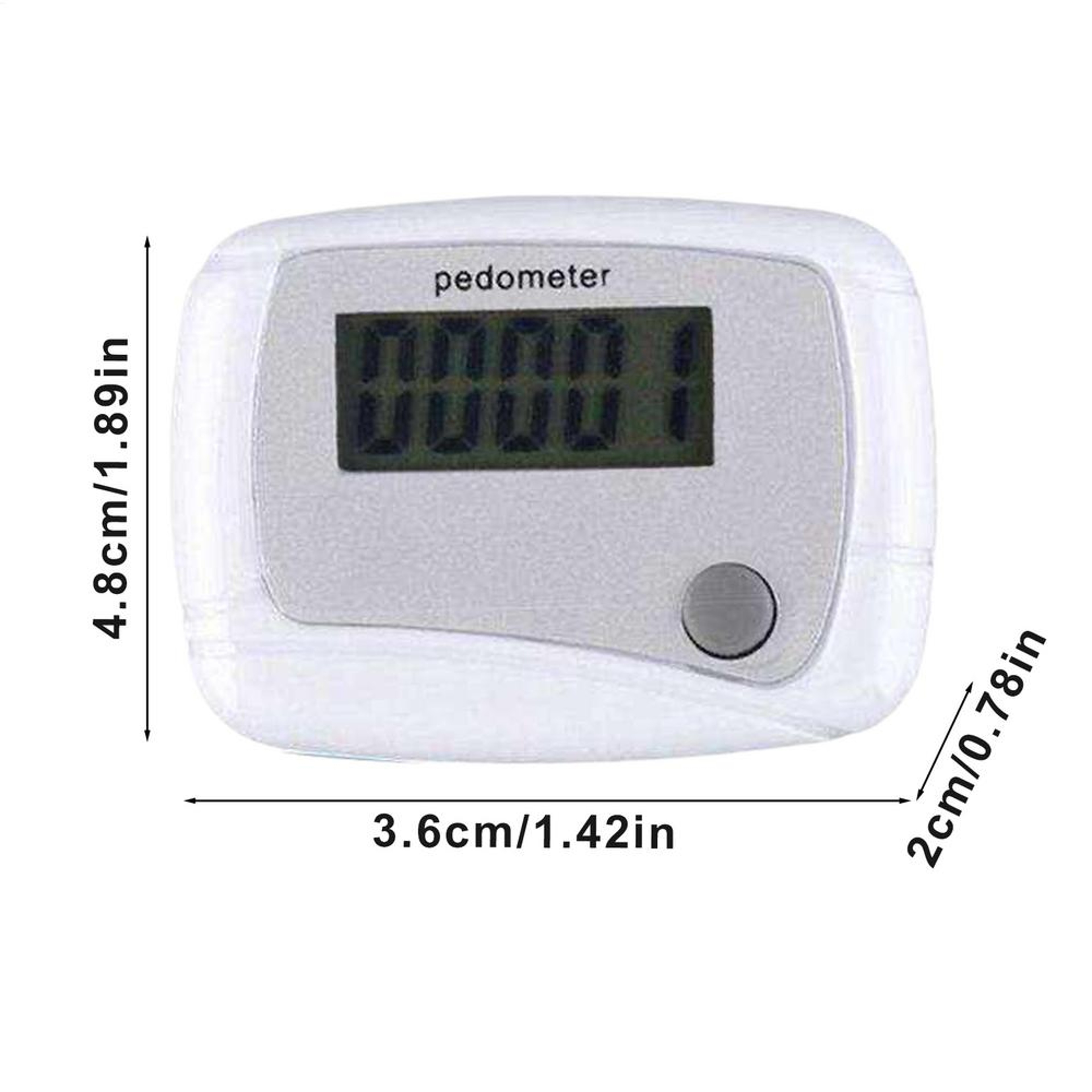 ActiveStride Clip On Pedometer Digital Step Counter With LCD Display For Walking Running  Hiking 6