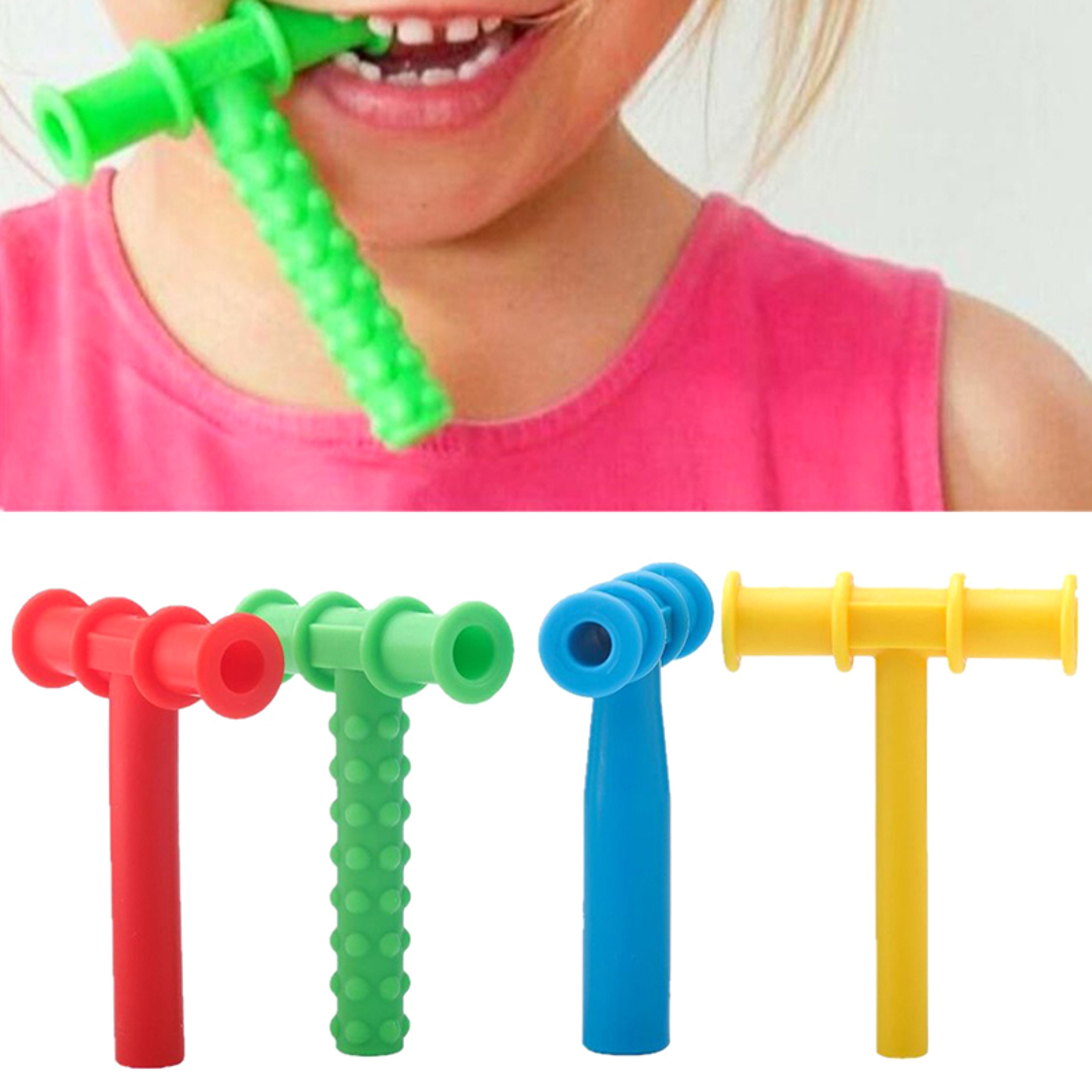 Speech Therapy Chew Tube For Kids Oral Motor Therapy Tool  Sensory Chew Toy 6