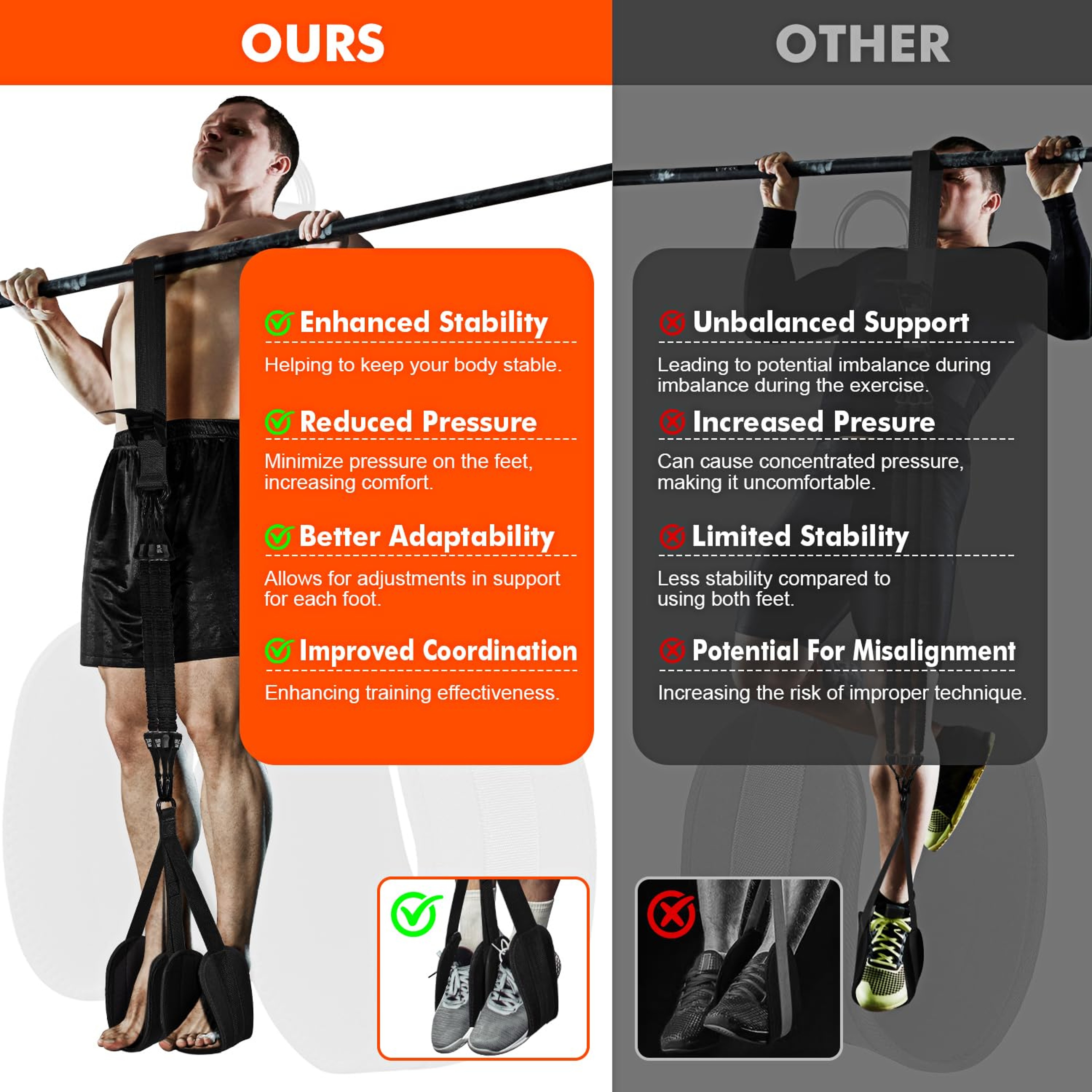 PowerLift Pull Up Assist Band Belt Adjustable Strength Training Equipment For Pull Ups  Calisthenic 2