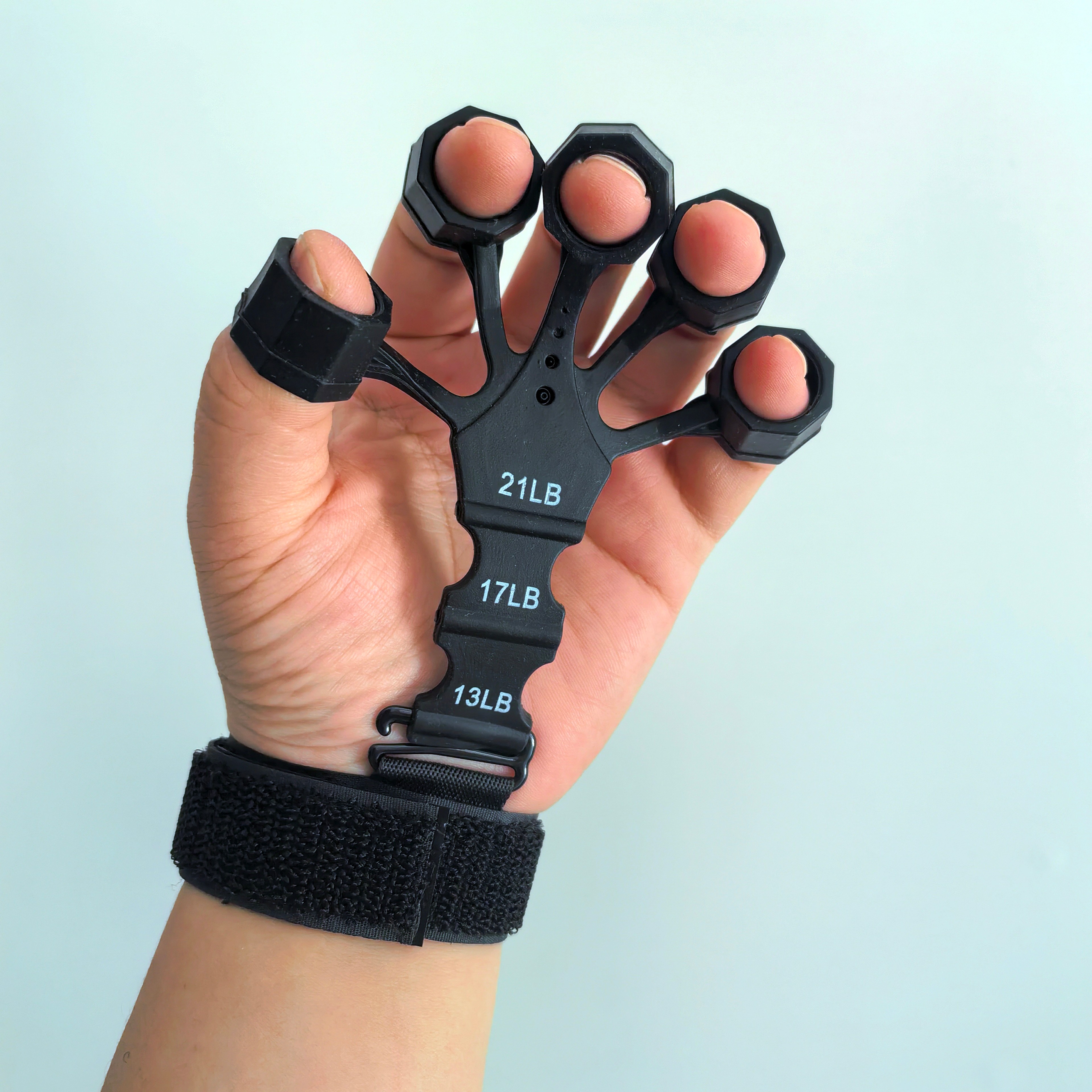 GripFlex Finger Exerciser  Hand Strengthener For Guitar Training Hand Therapy  Grip Recovery 0