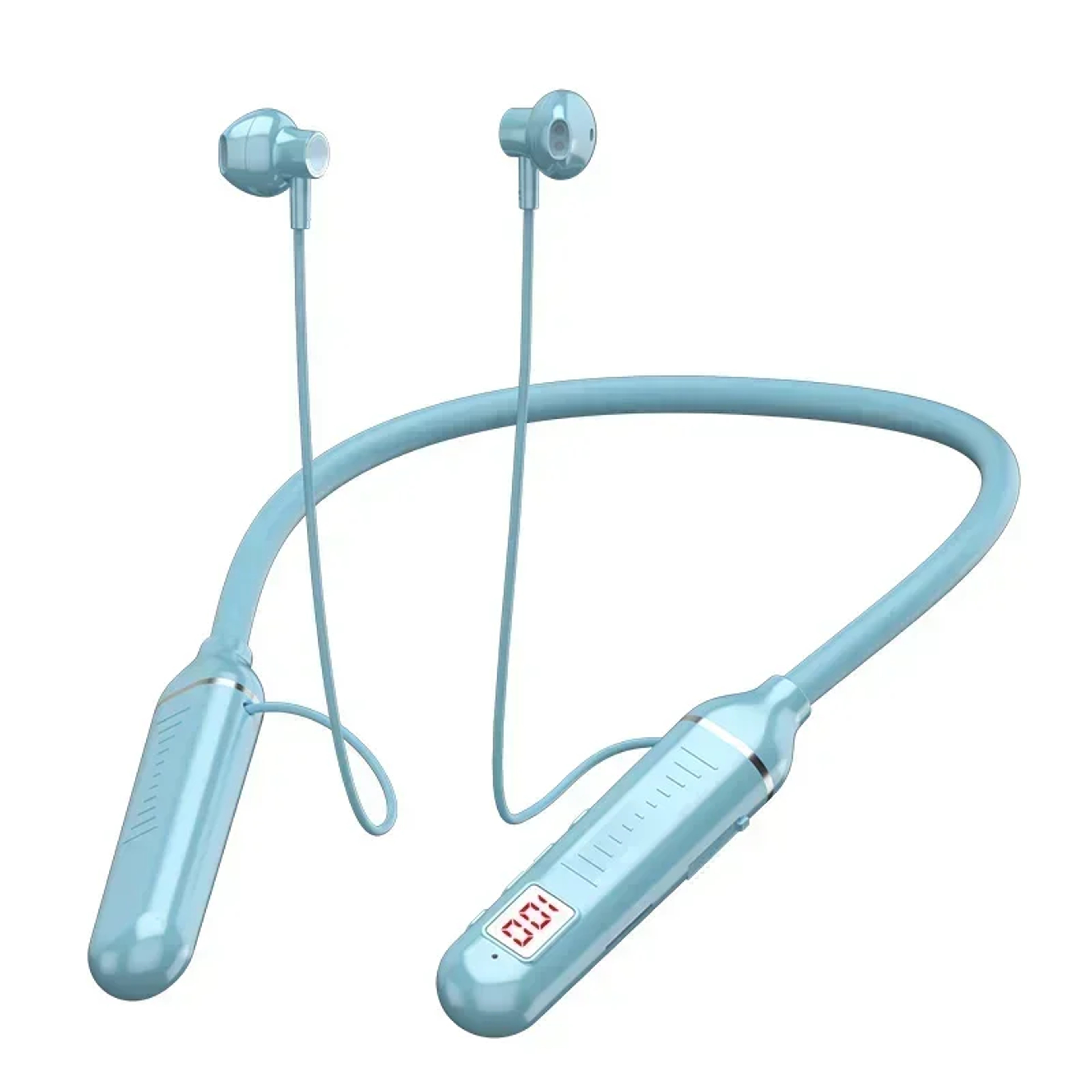 K58 Pro Bluetooth 5.3 Neckband Headphones with HiFi Sound, LED Display & TF Card – view 8