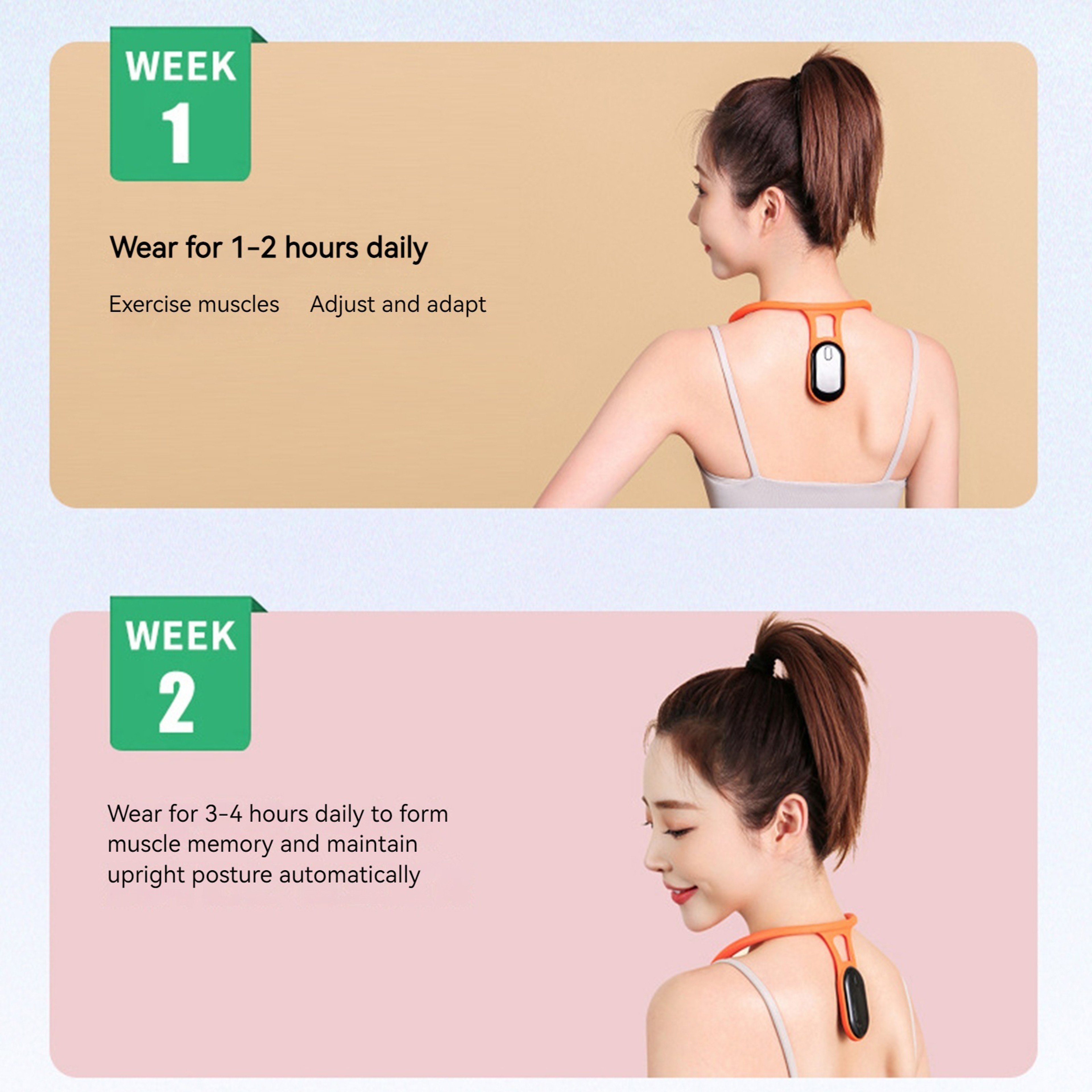 Smart Posture Corrector  Neck Hump Trainer With Intelligent Vibration Reminder 5