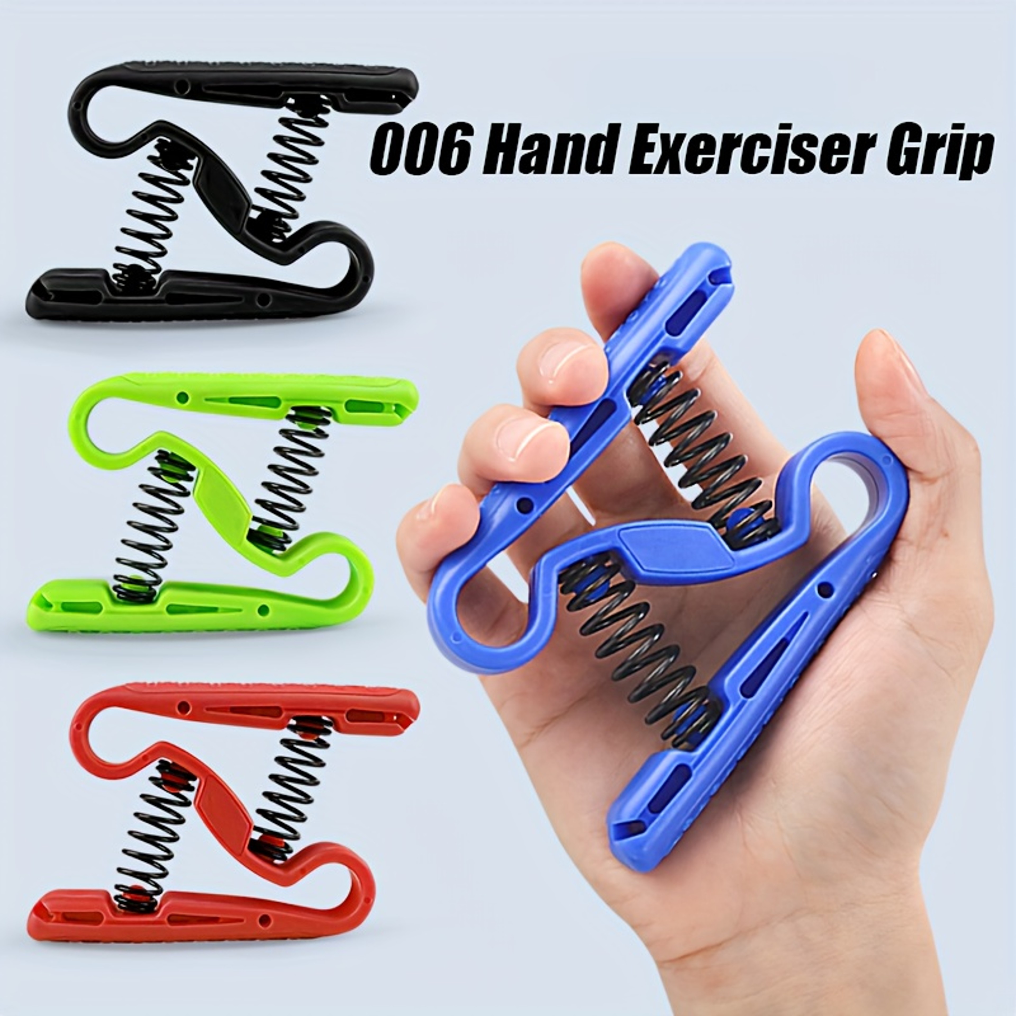 Finger Strength Trainer Z Spring Ring Hand Grip Strengthener for Grip Training & Finger Exercise – view 1