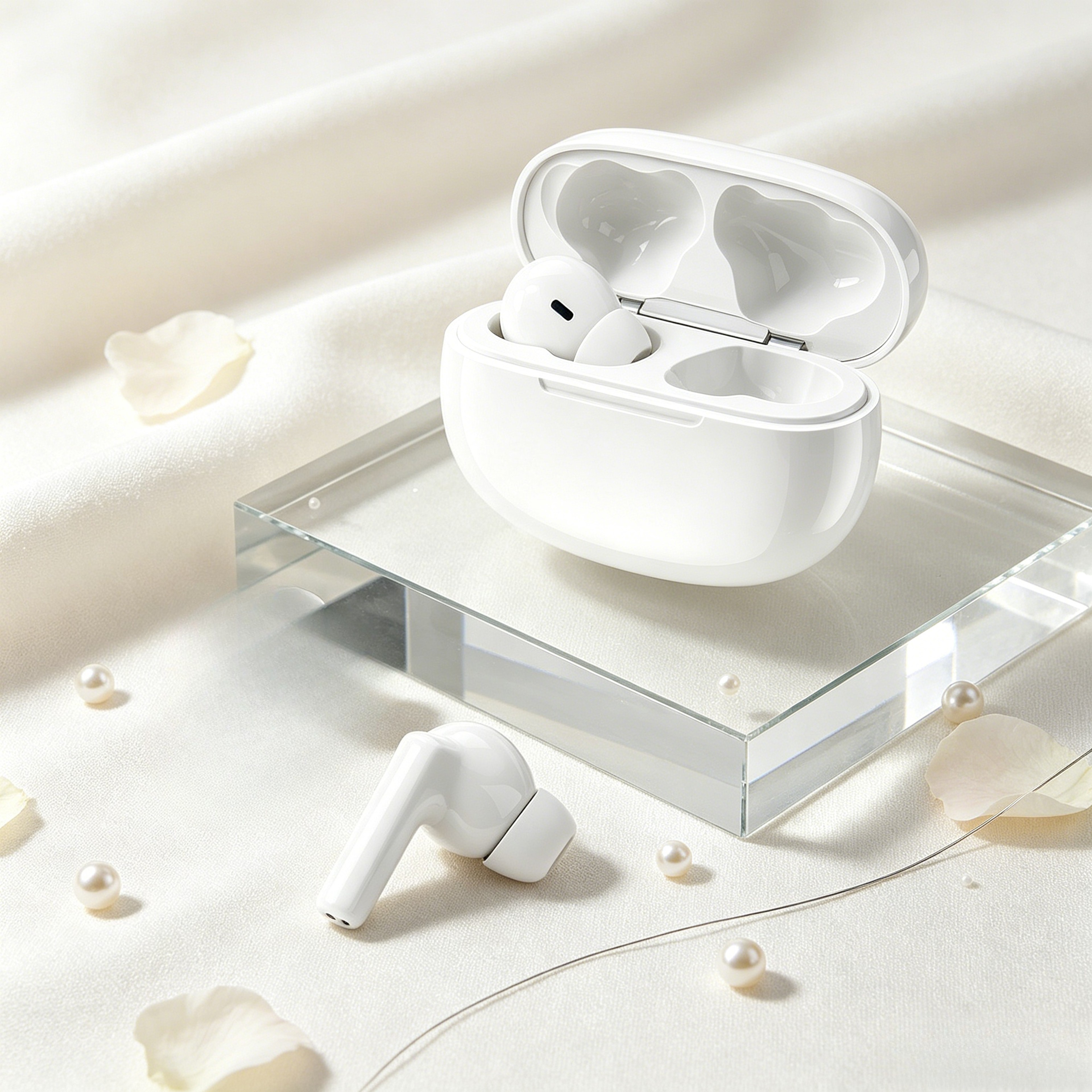 Noise Cancelling Bluetooth Earbuds with Mic Wireless Bluetooth Headphones for Smartphones – view 1