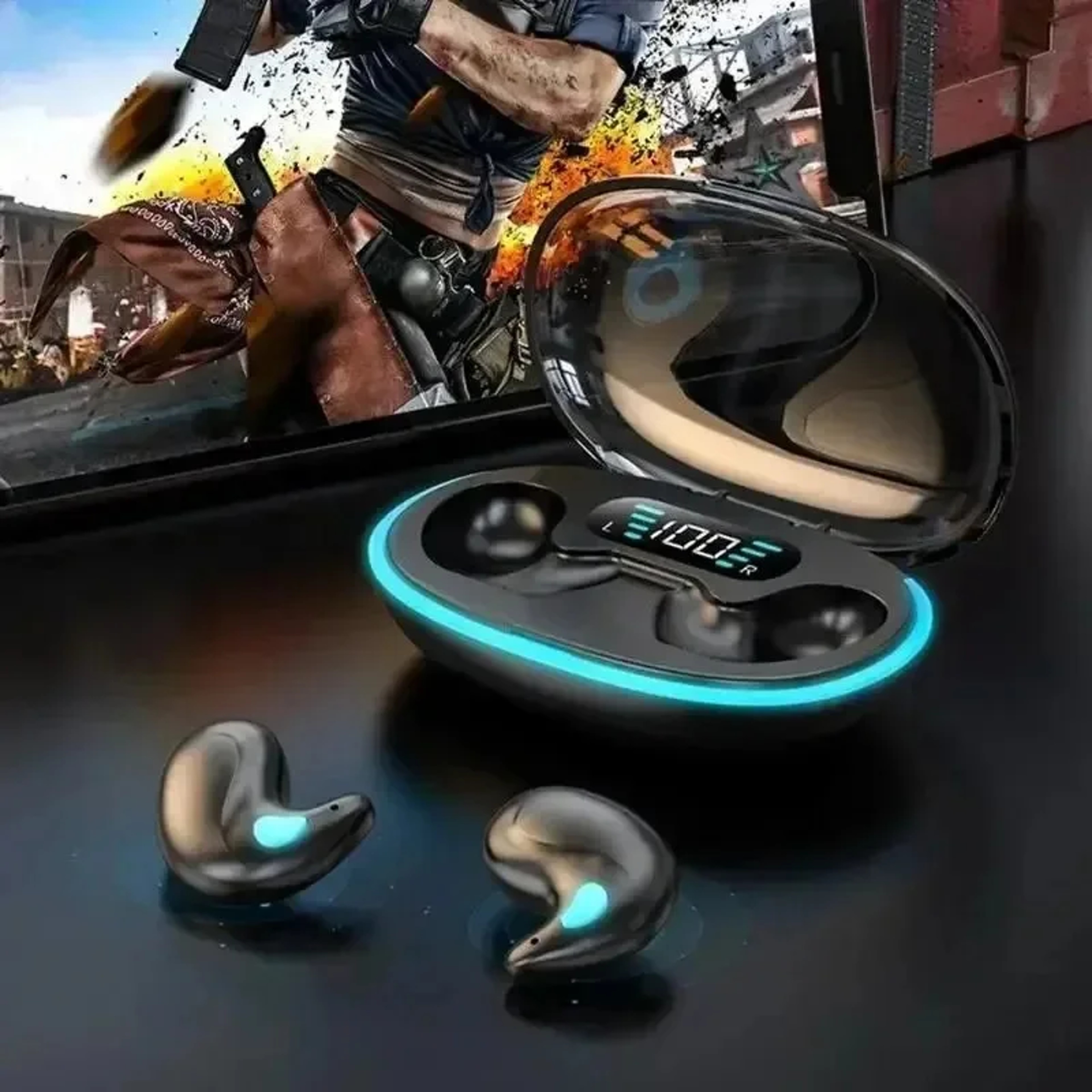 Invisible Sleep Earbuds Wireless Open Ear Headphones With Mic For Side Sleepers  Sports 4