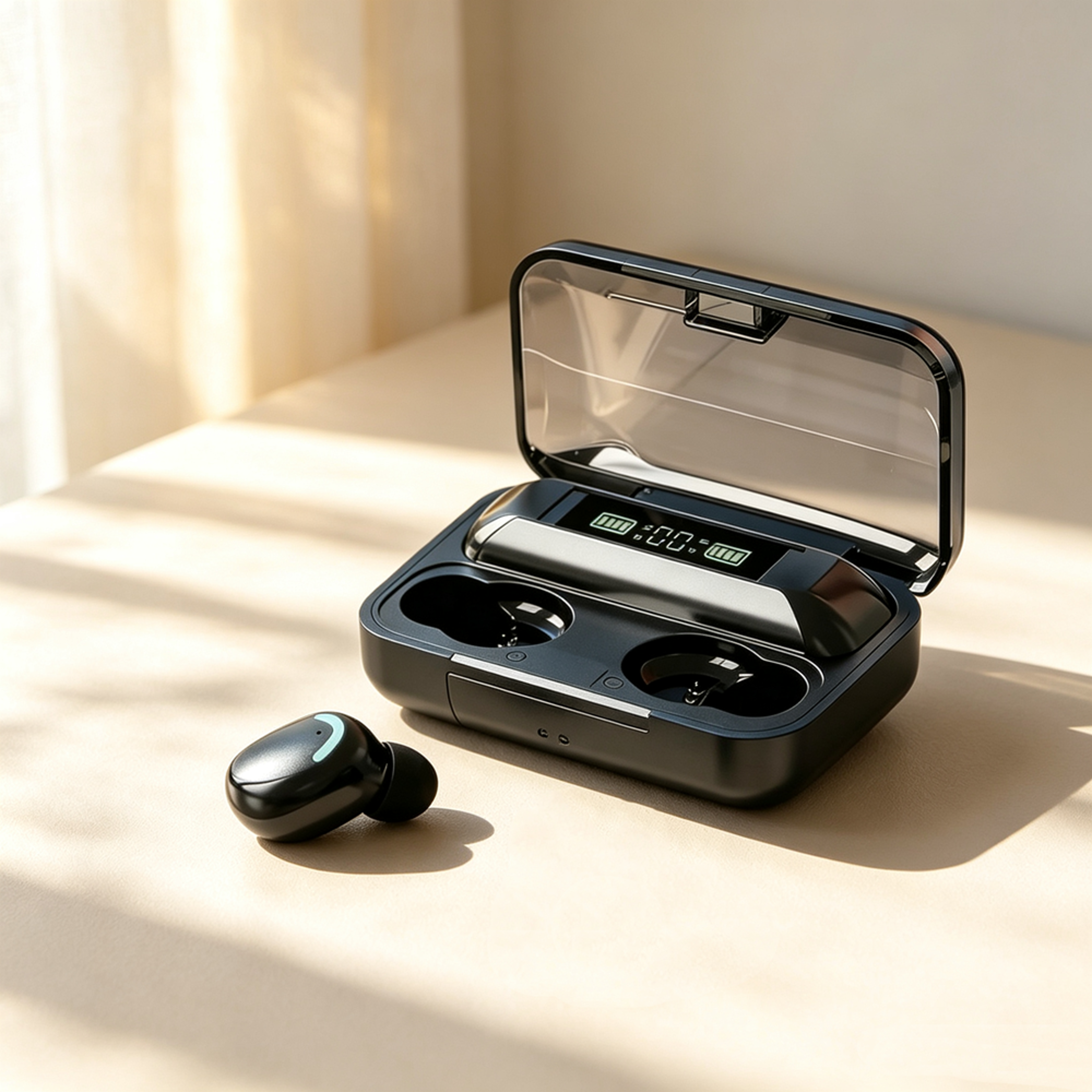 SoundPulse Pro Wireless Earbuds With Deep Bass Touch Control  Waterproof Sport Fit 0