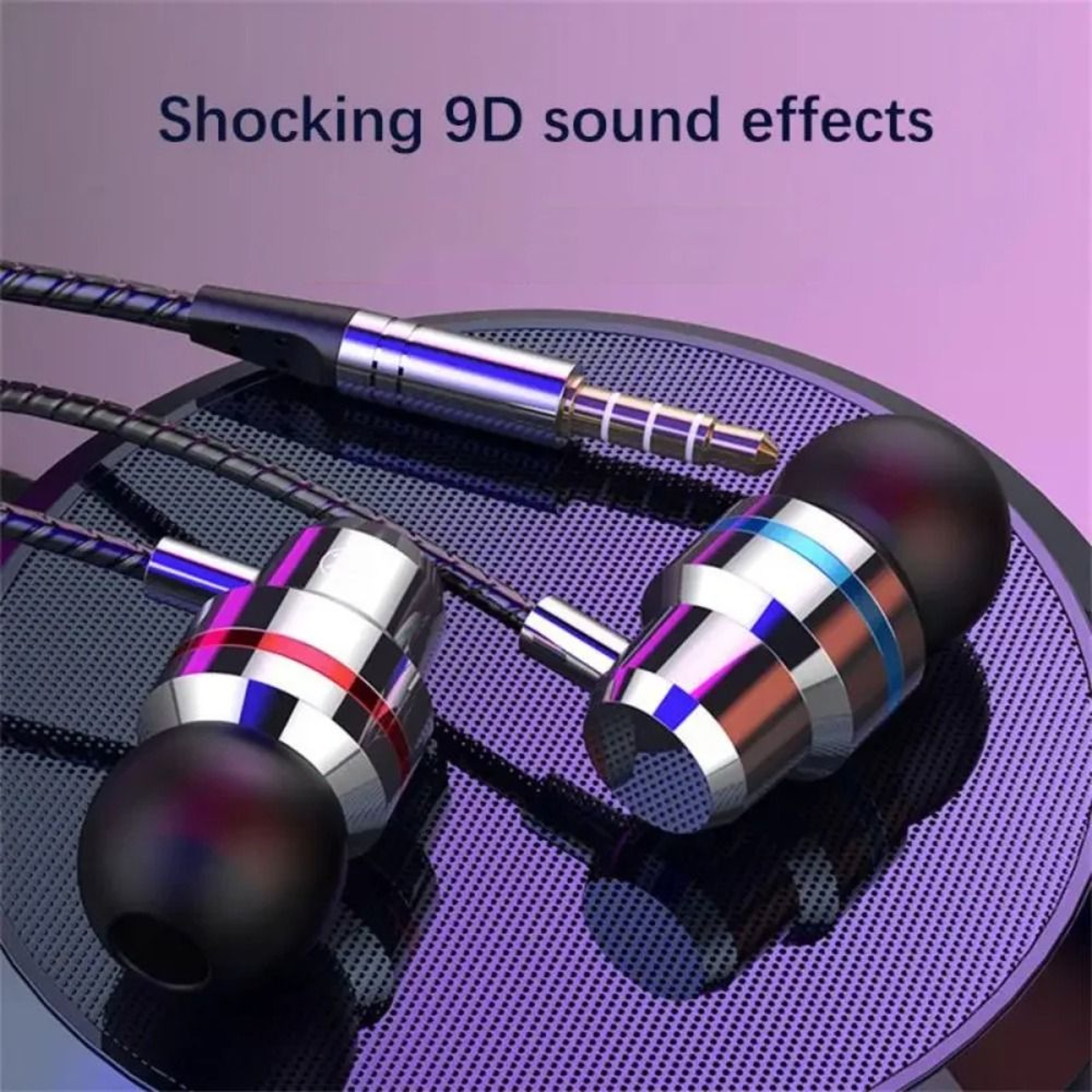 Deep Bass Wired Earbuds With Microphone HD Stereo 35mm Headphones For Everyday Listening 3