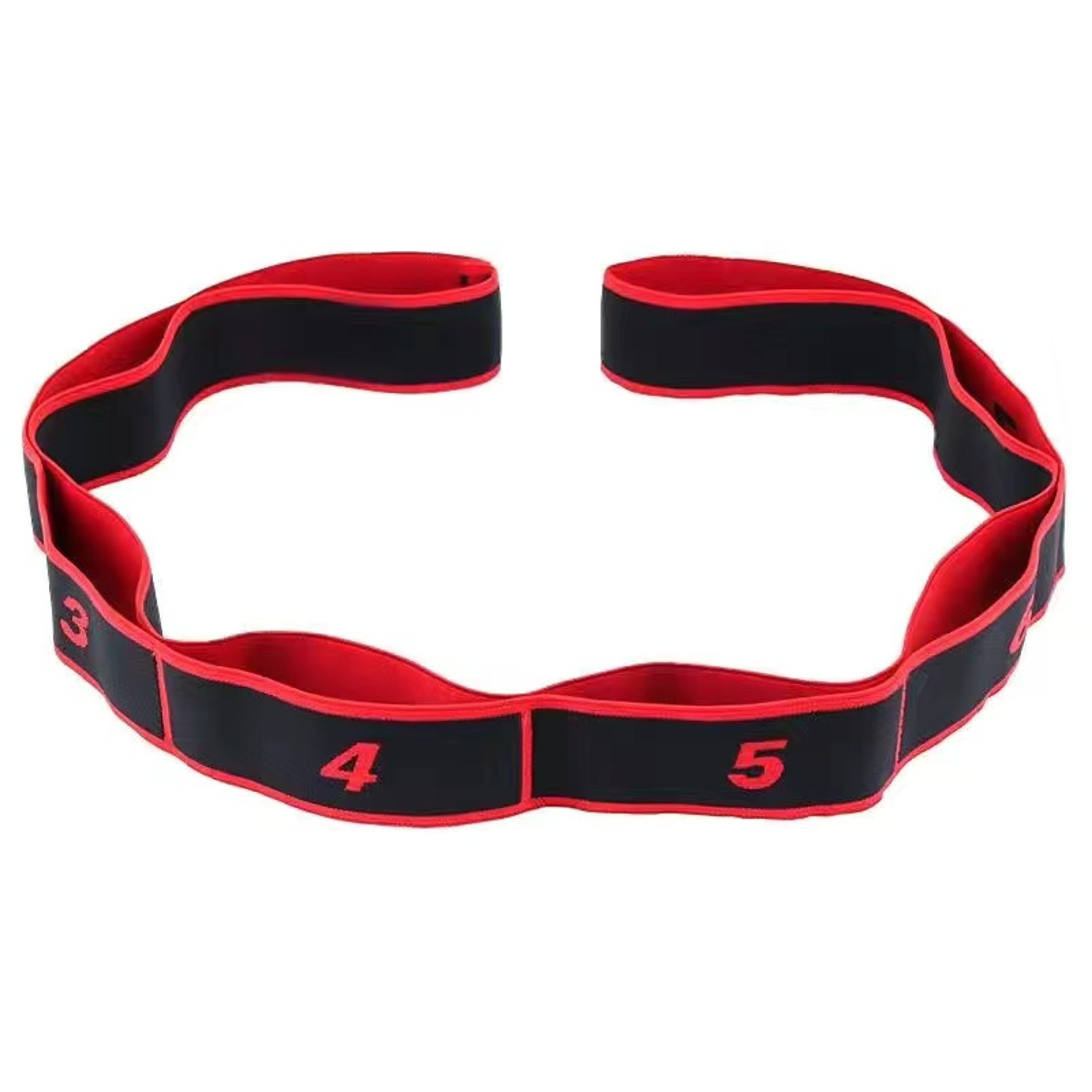 FlexAlign Yoga Stretch Strap  Resistance Bands For Yoga Pilates  Full Body Flexibility Training 11