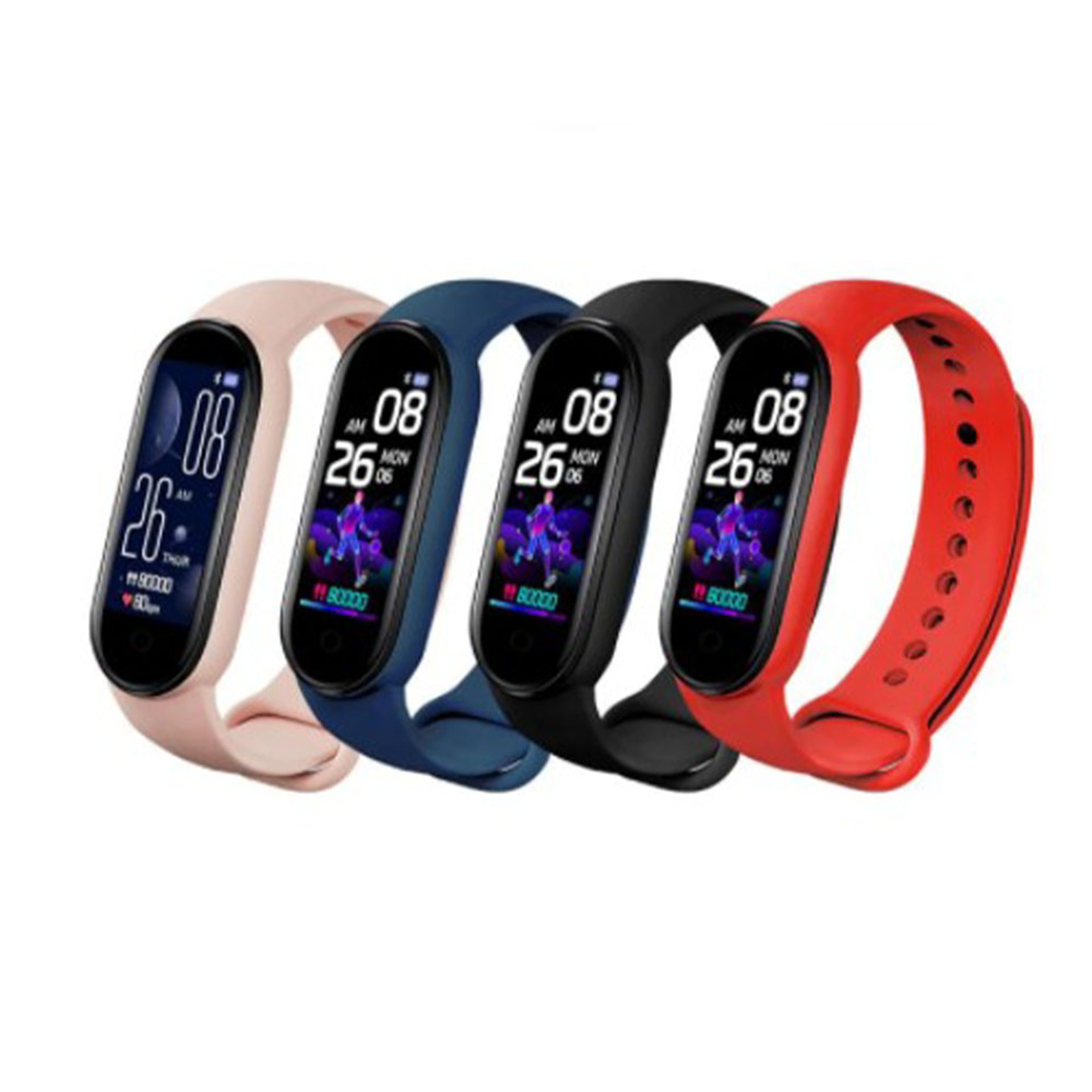 M5 Smart Fitness Band Bluetooth Activity Tracker with Pedometer and Daily Health Monitoring – view 1