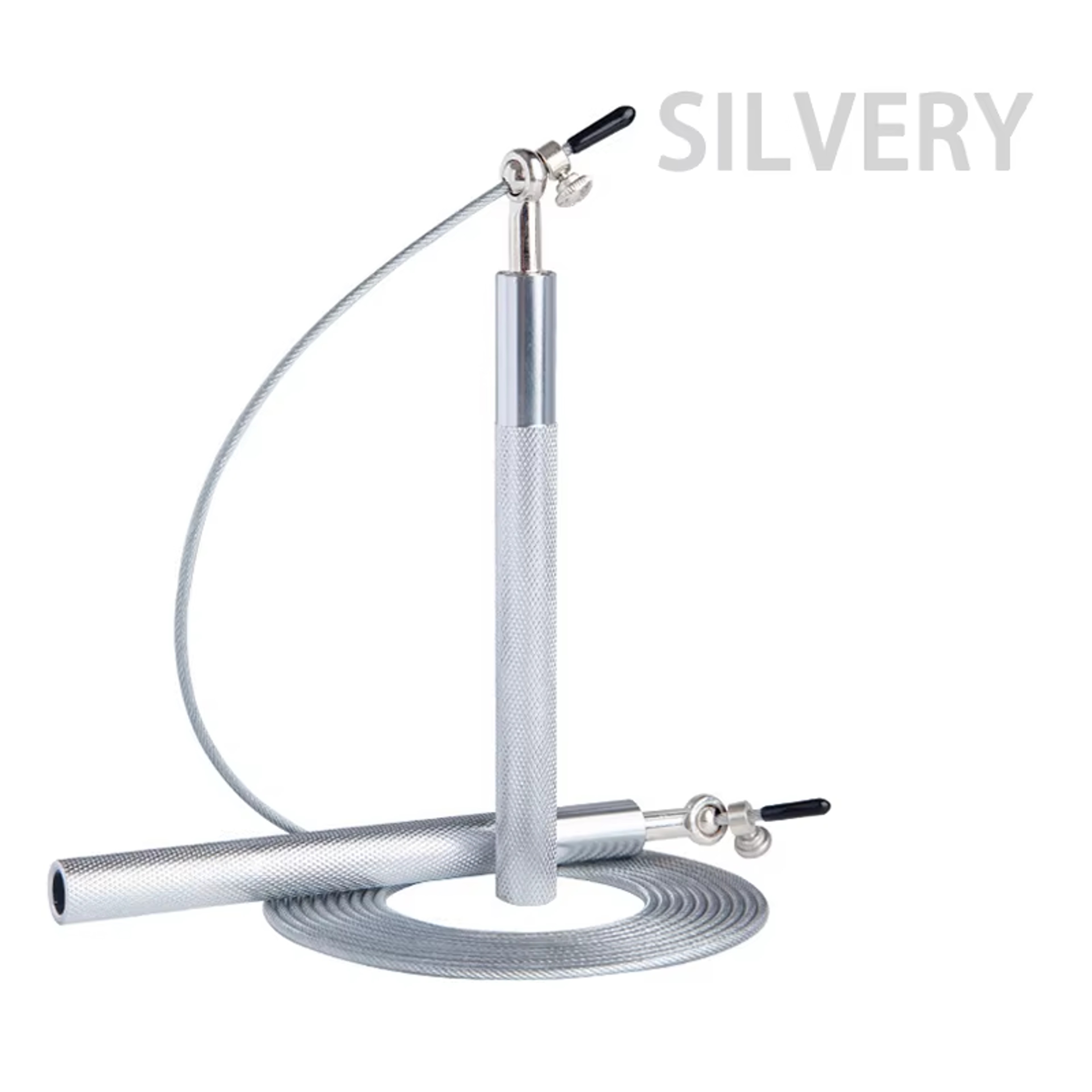 PowerSpin Speed Jump Rope Adjustable Steel Wire Fitness Skipping Rope With Aluminum Handles 9