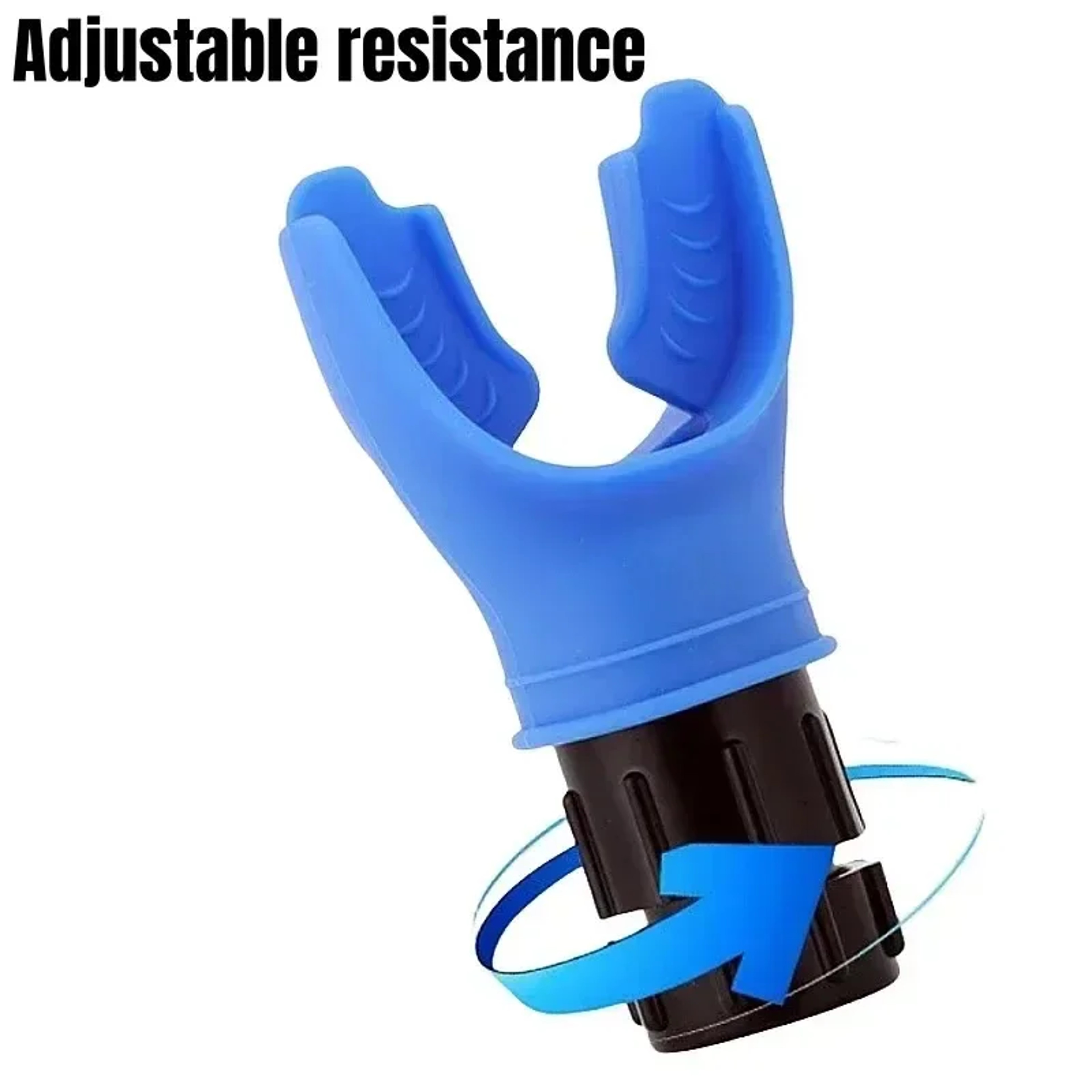 BreatheMax Breathing Trainer Adjustable Lung Exercise Device For Respiratory Strength 5