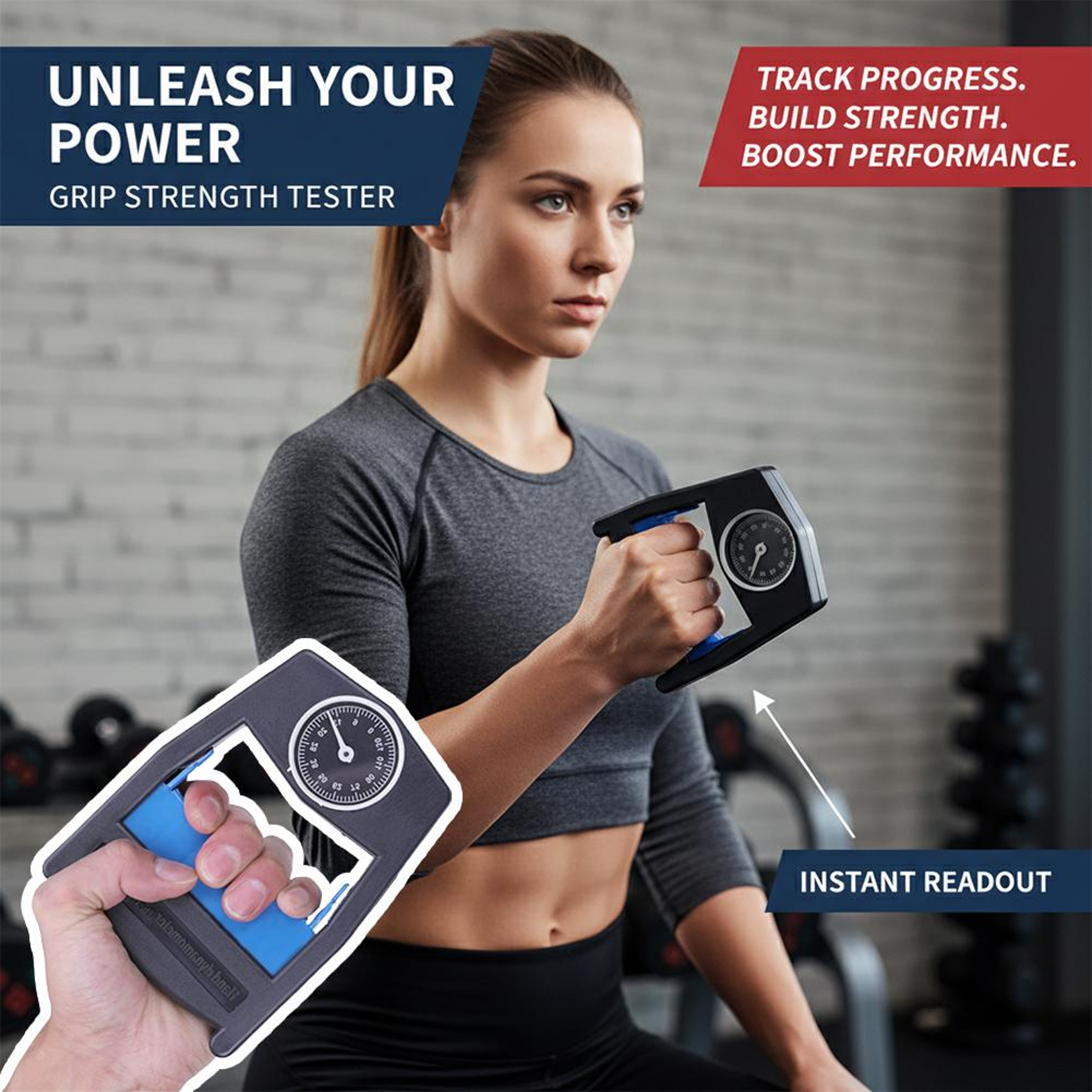 Grip Strength Tester Digital Hand Dynamometer Finger Strength Meter 4
