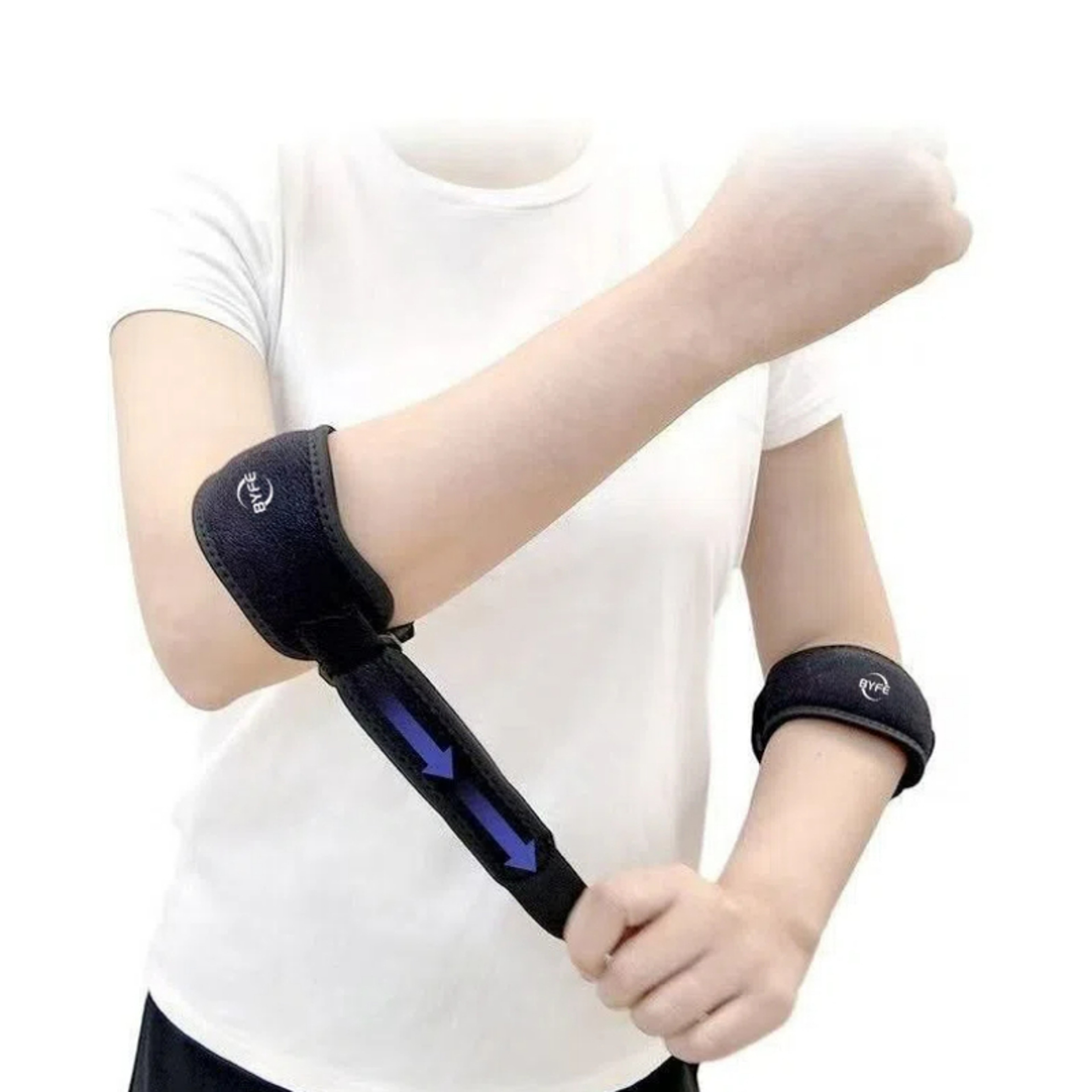 ReliefFit Tennis Elbow Brace With Compression Pad For Tendonitis  Golf Elbow Support 0