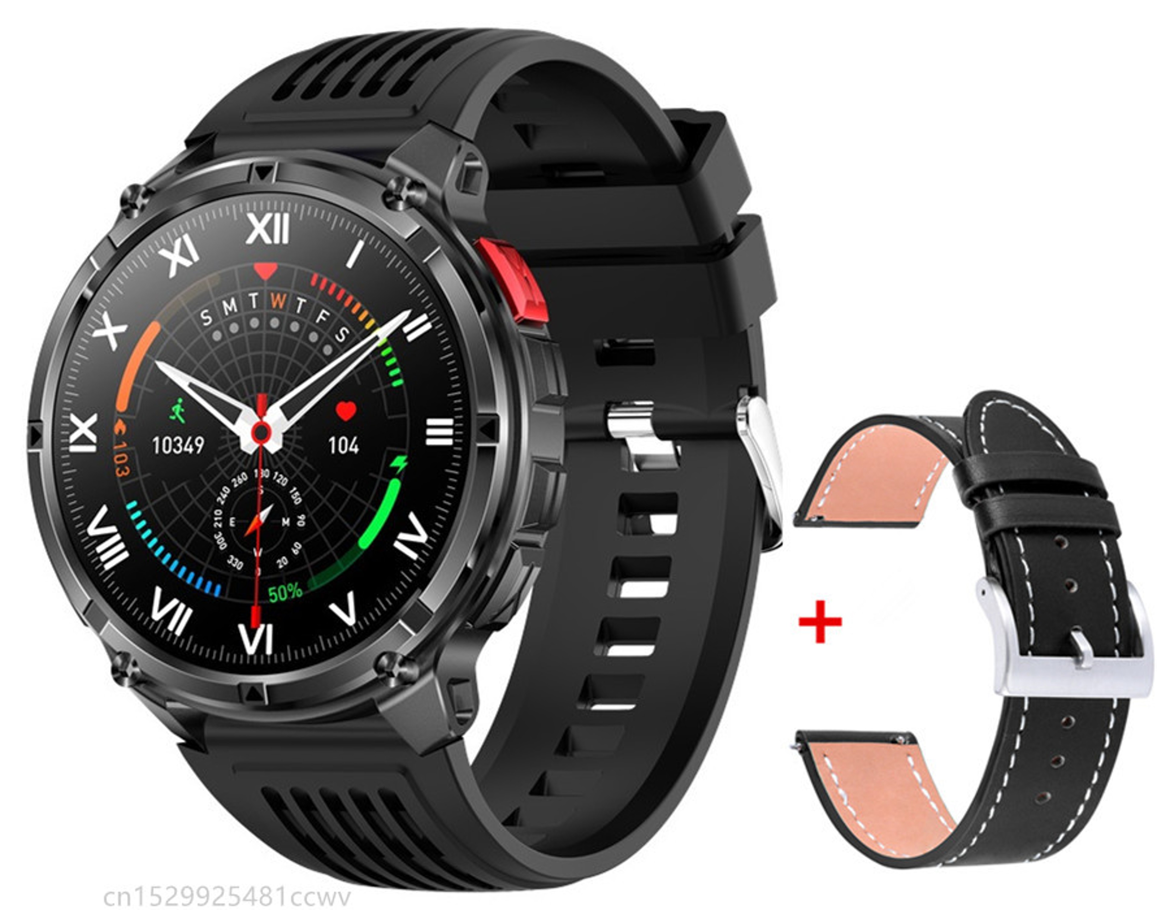 HT33 Outdoor Smart Watch With Bluetooth Calling Smartwatch LED Flashlight  Long Battery 11