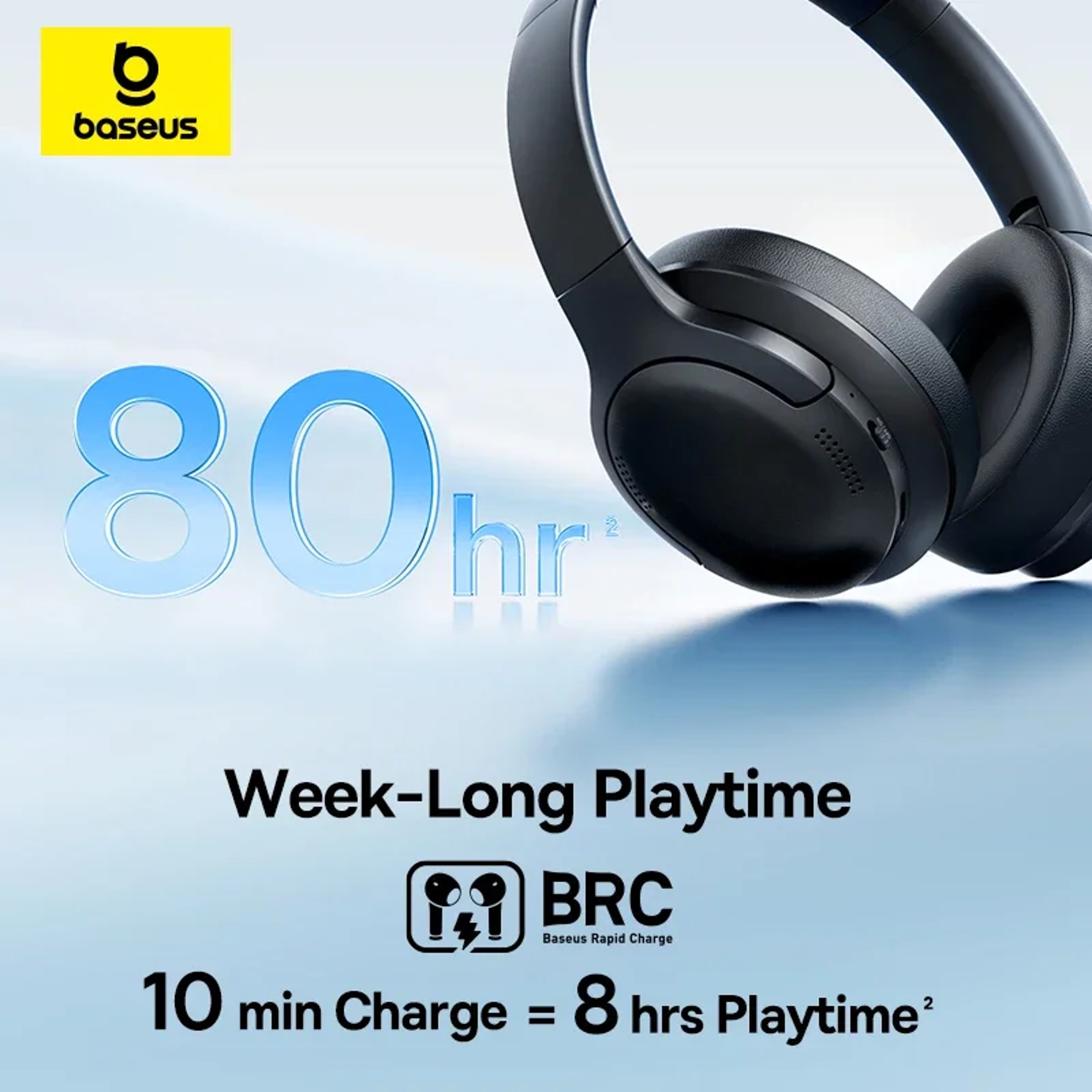 BH1 Lite Bluetooth 60 Headphones With ENC Clear Calls And 80H Playtime 3
