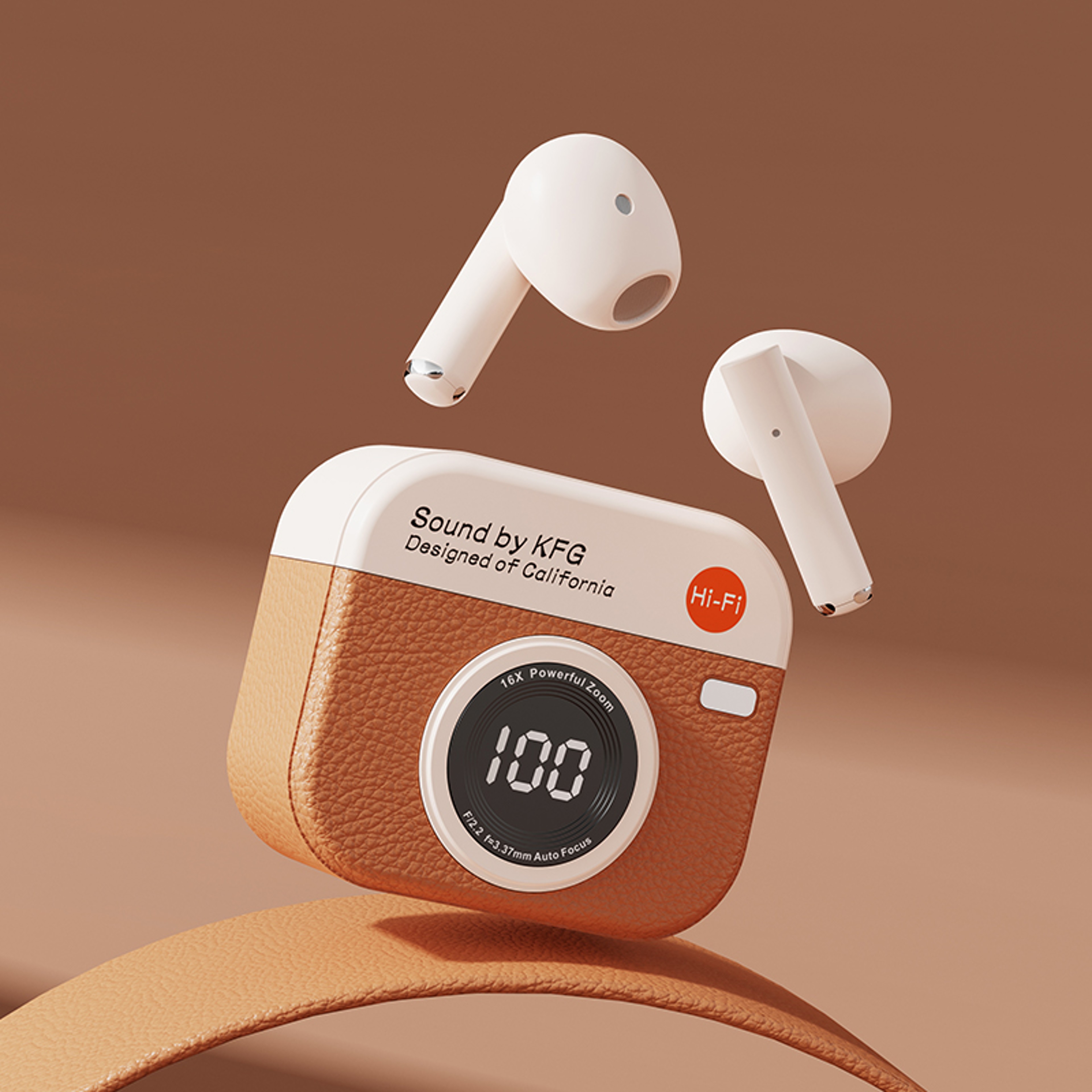 Q86 Retro Camera Wireless Bluetooth Earbuds with Noise Reduction for Gaming and Sports – view 8