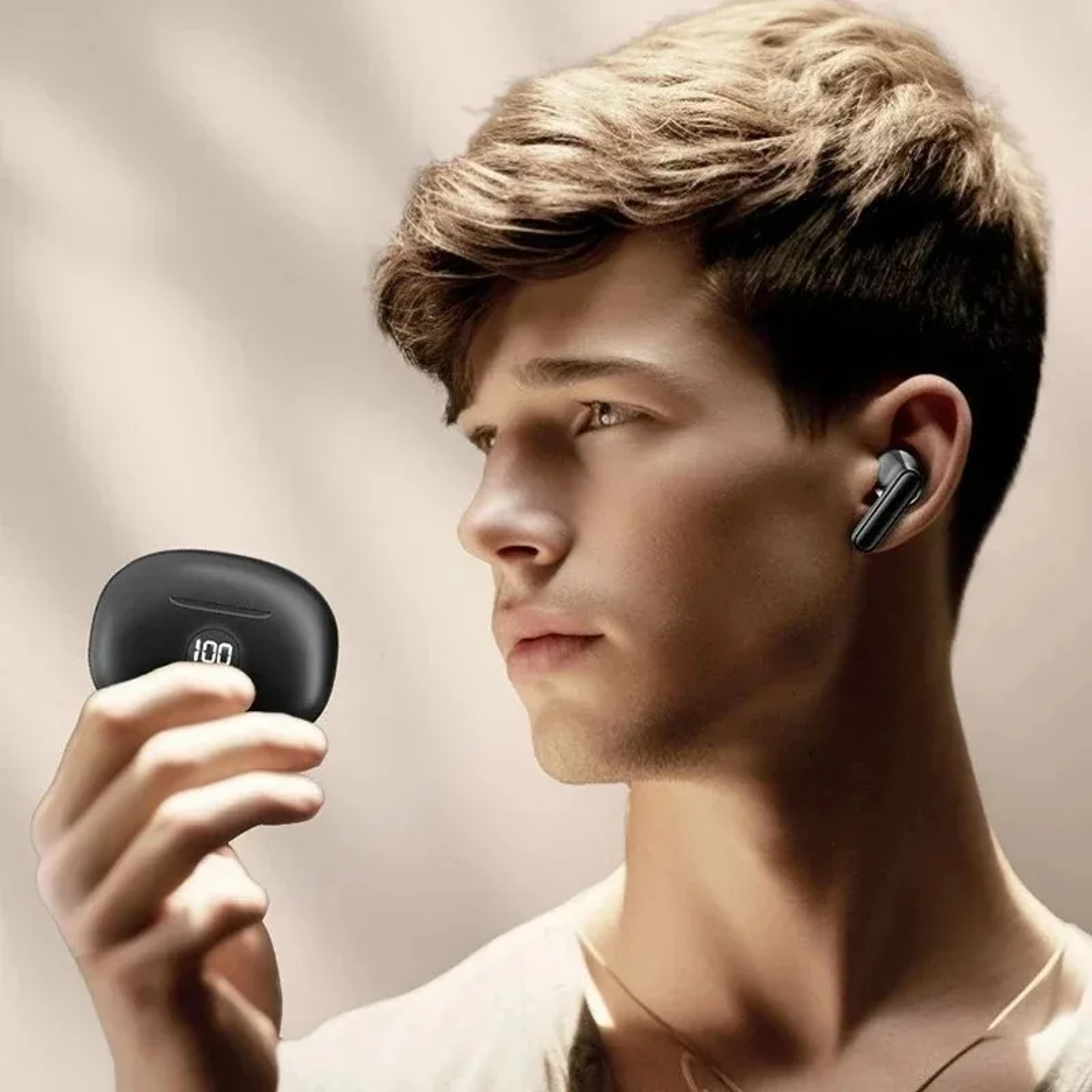 Wireless Earbuds Bluetooth 53 ENC With LED Power Display And Mic 6