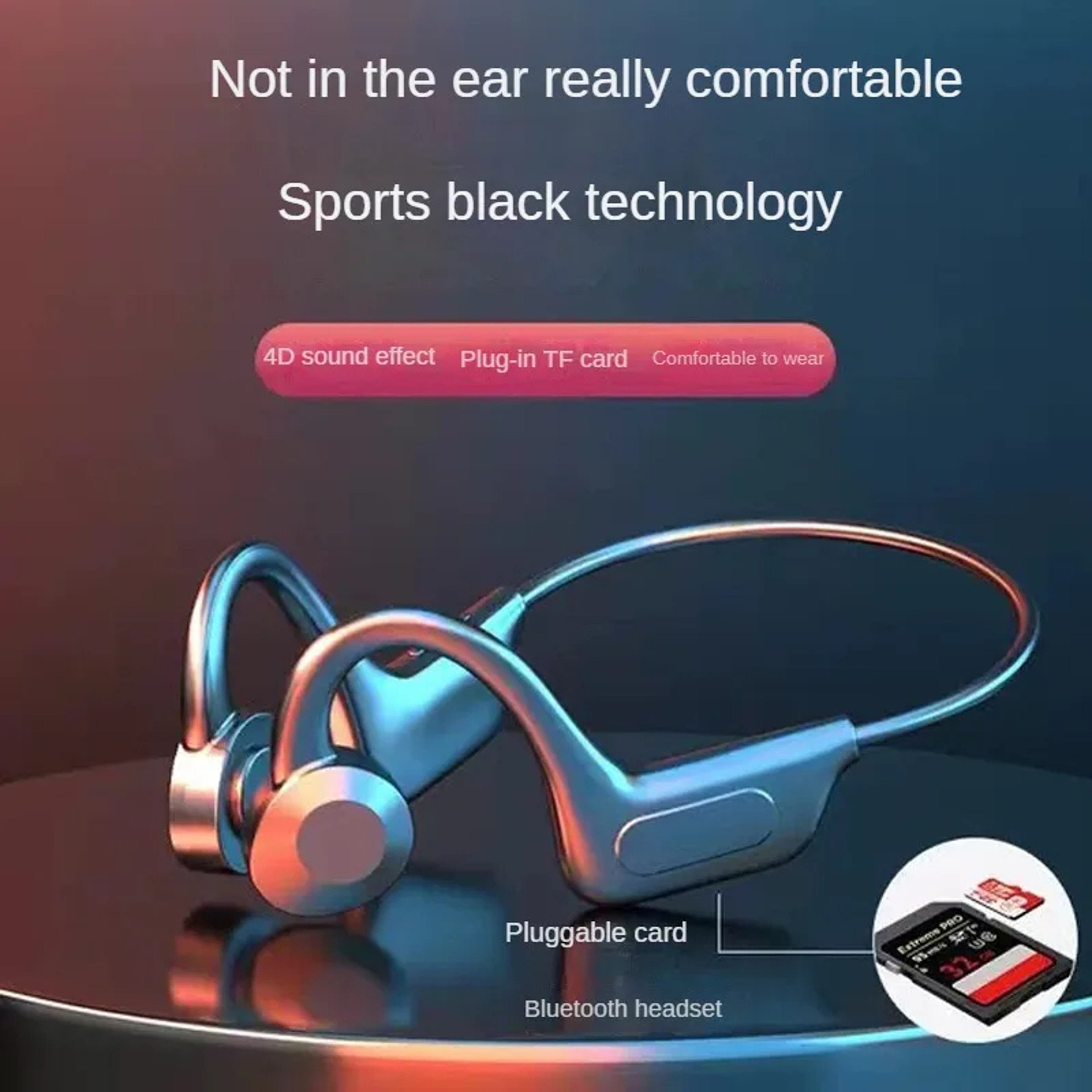 X5 Bone Conduction Headphones IPX8 Swimming Headphones With 8GB MP3 And Mic 1