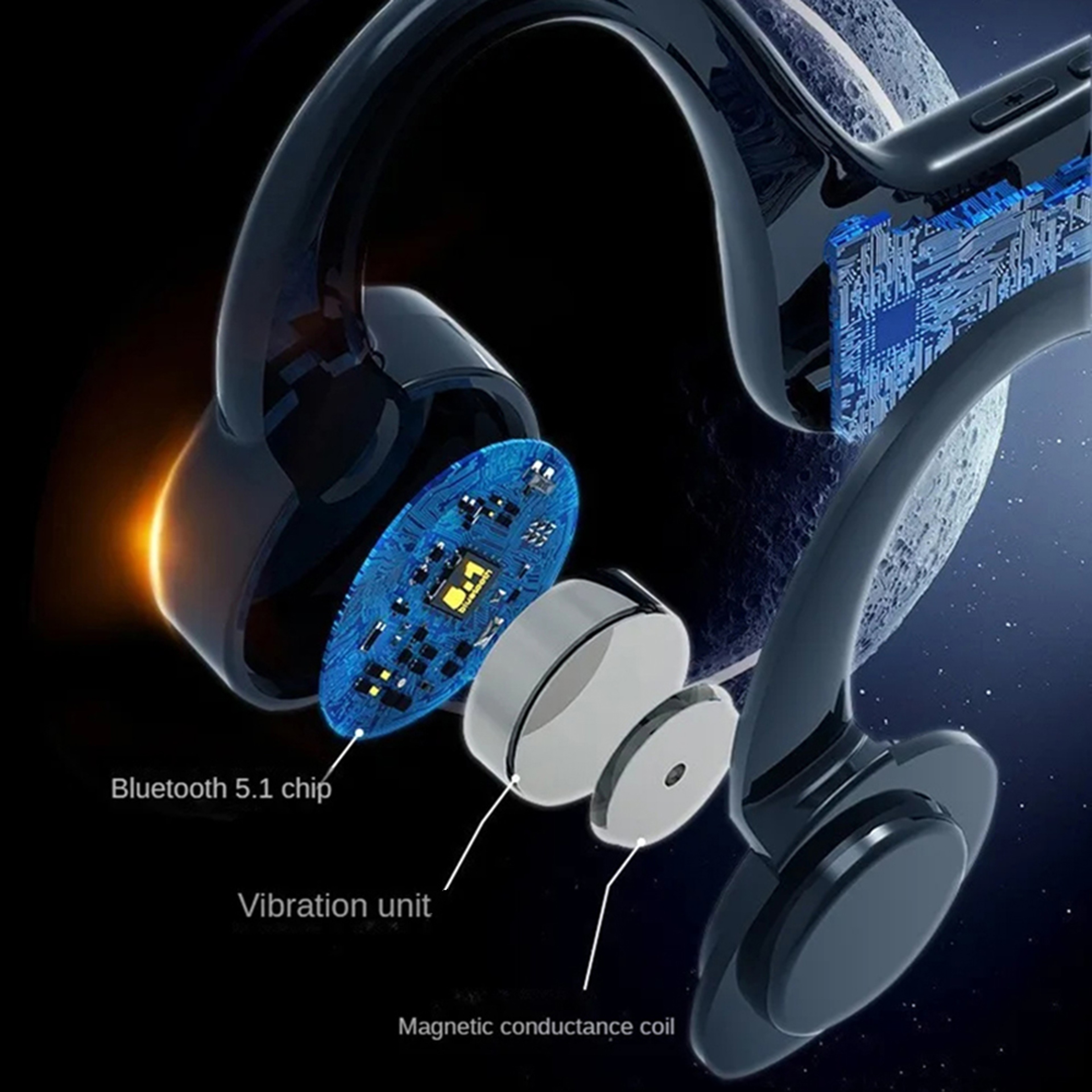 X5 Bone Conduction Headphones IPX8 Swimming Headphones With 8GB MP3 And Mic 6