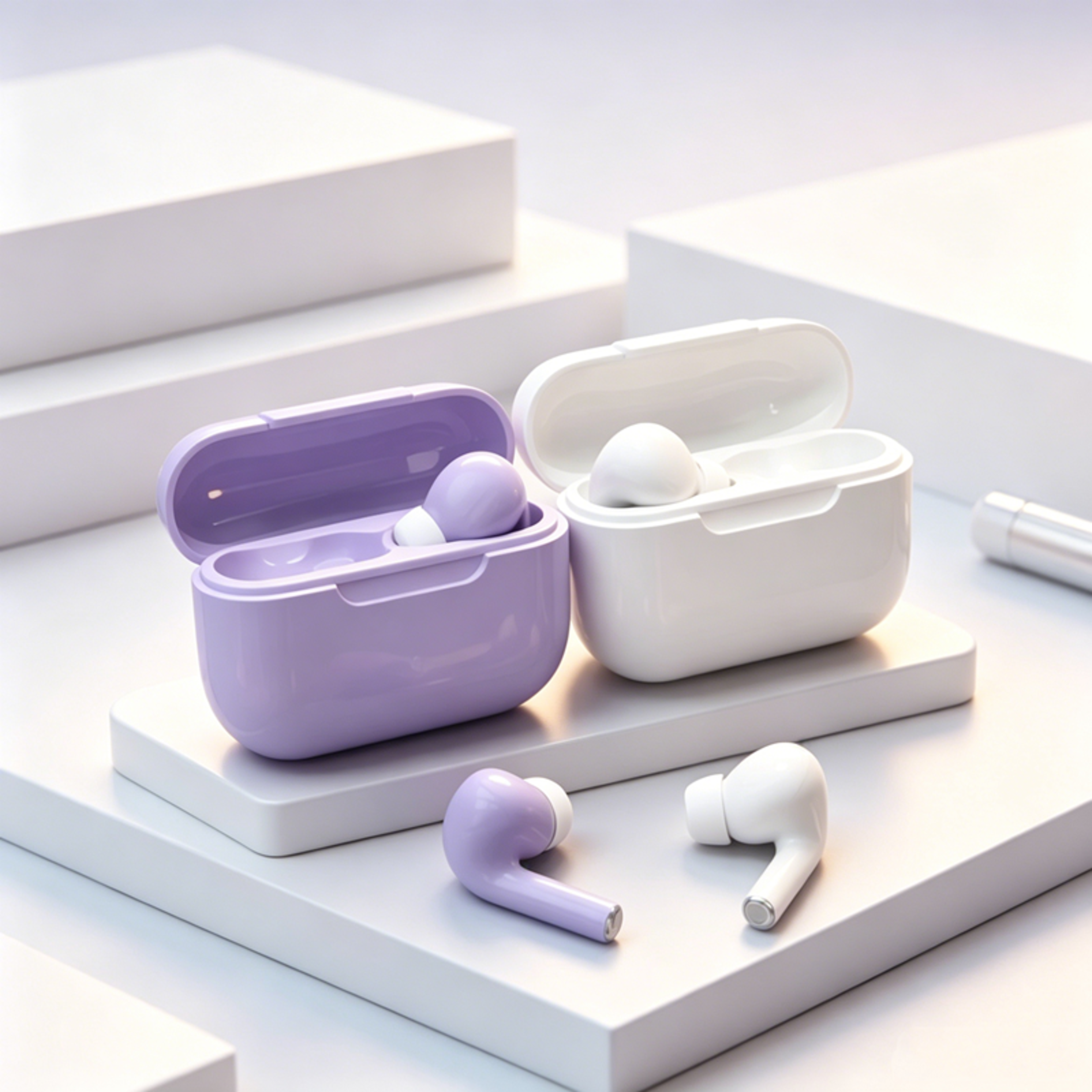 Wireless Bluetooth Earbuds with Mic Touch Control and Charging Case – view 1