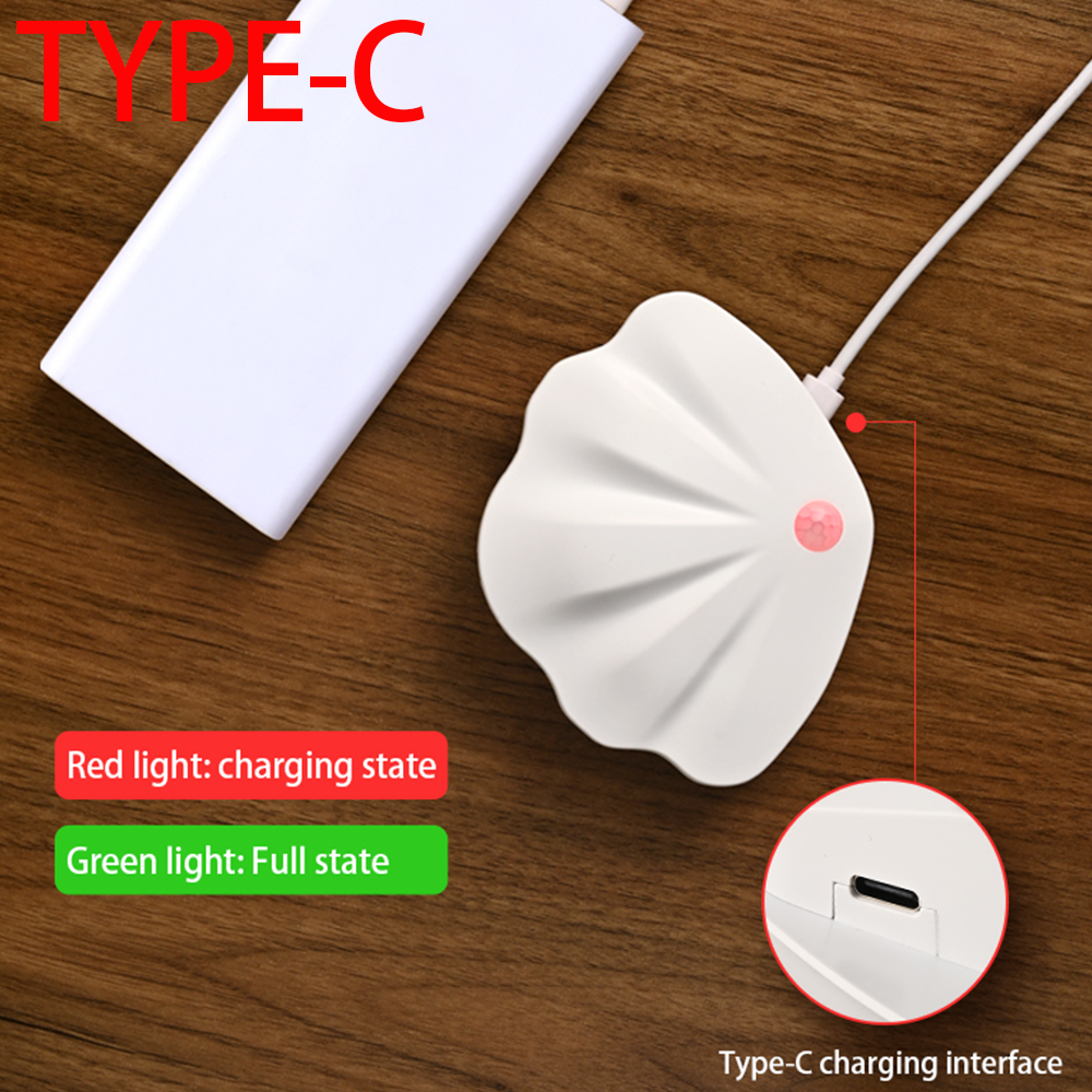 Smart Rechargeable Motion Sensor Light USB C Wireless LED Cabinet Light – view 5