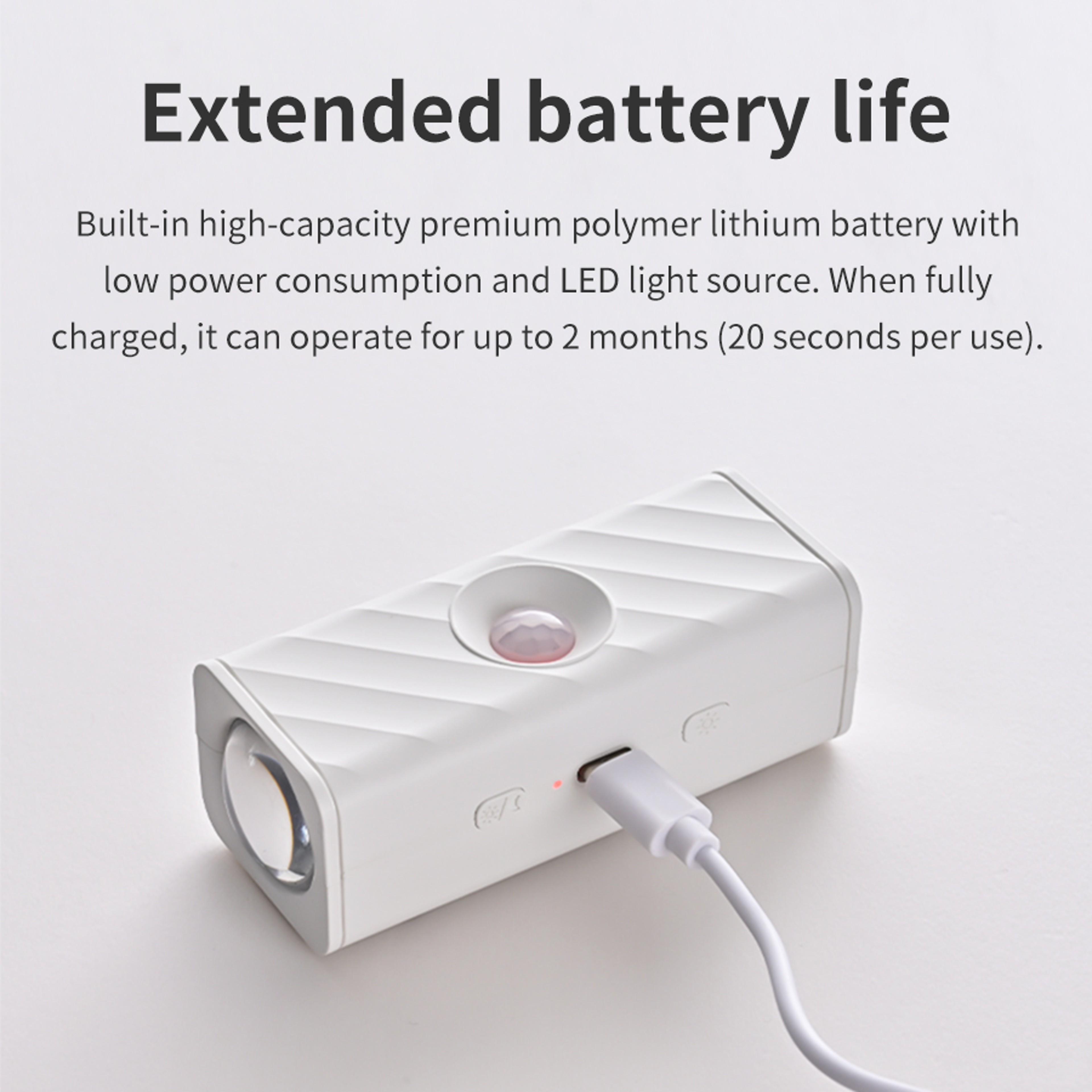 Double Head Rechargeable Wall Light With Motion Sensor And Magnetic Mount 4