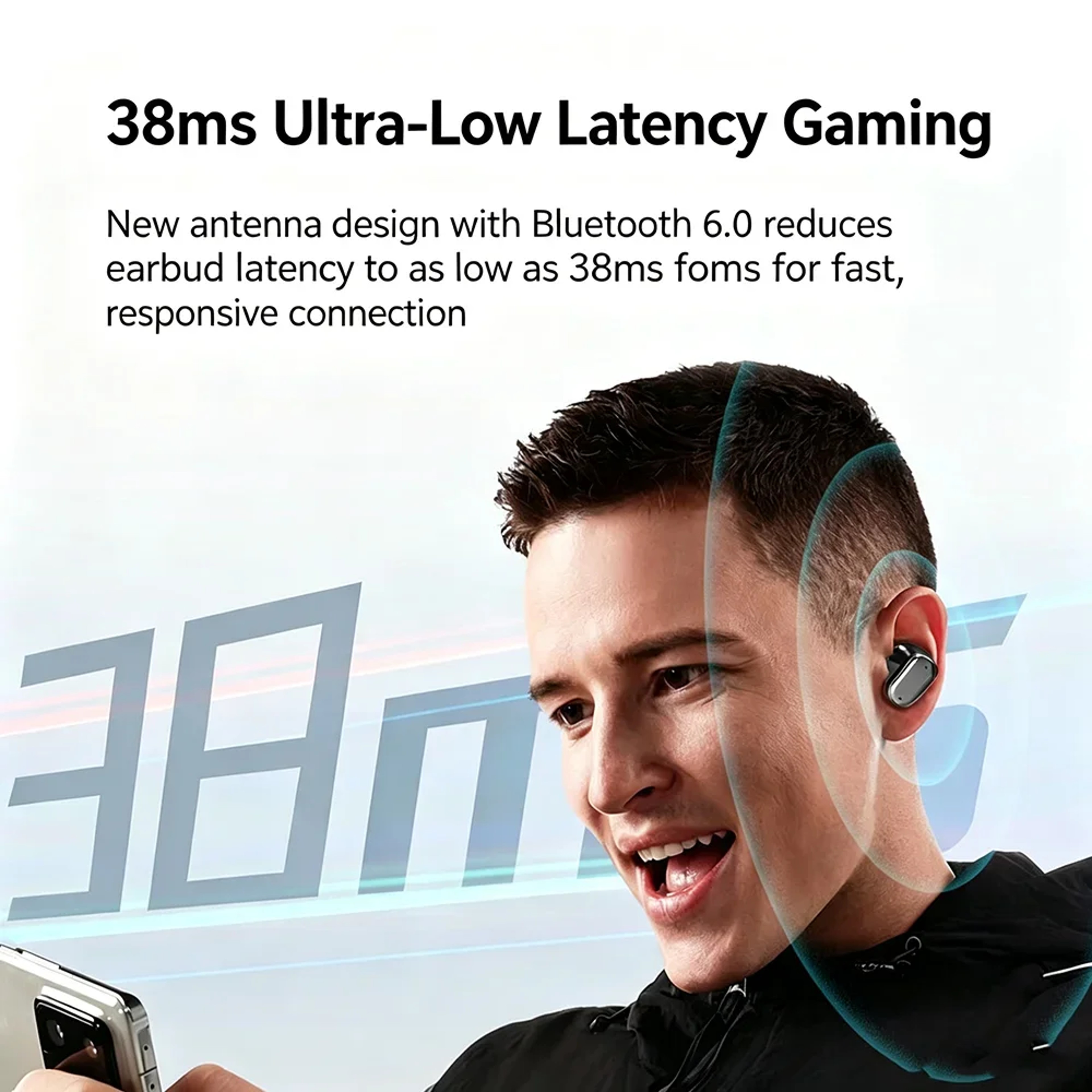 Bluetooth 60 Wireless Earbuds With ANC Noise Cancelling And IPX7 Waterproof Design 5