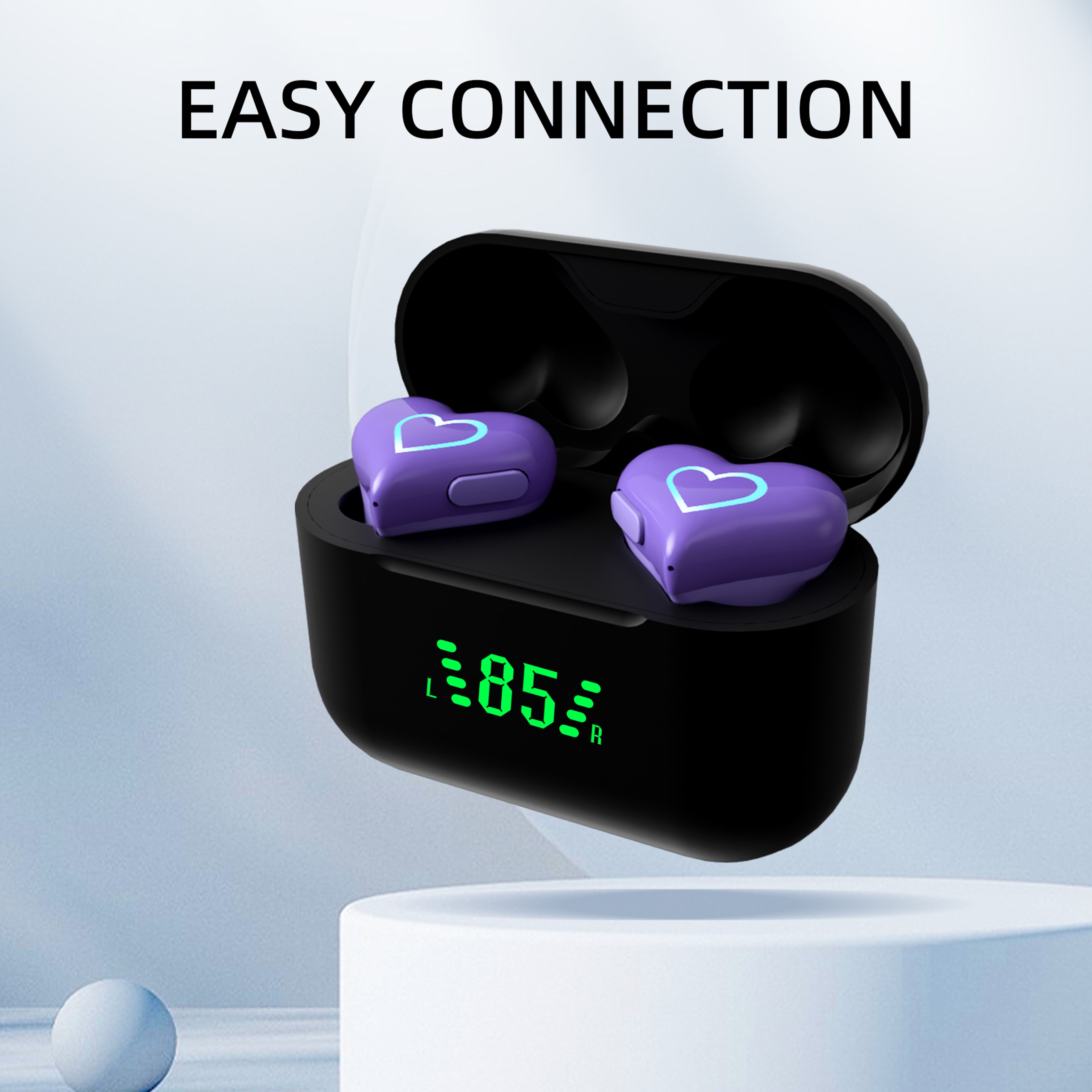 TWS Wireless Sports Earbuds With ENC Noise Cancelling Microphone 6