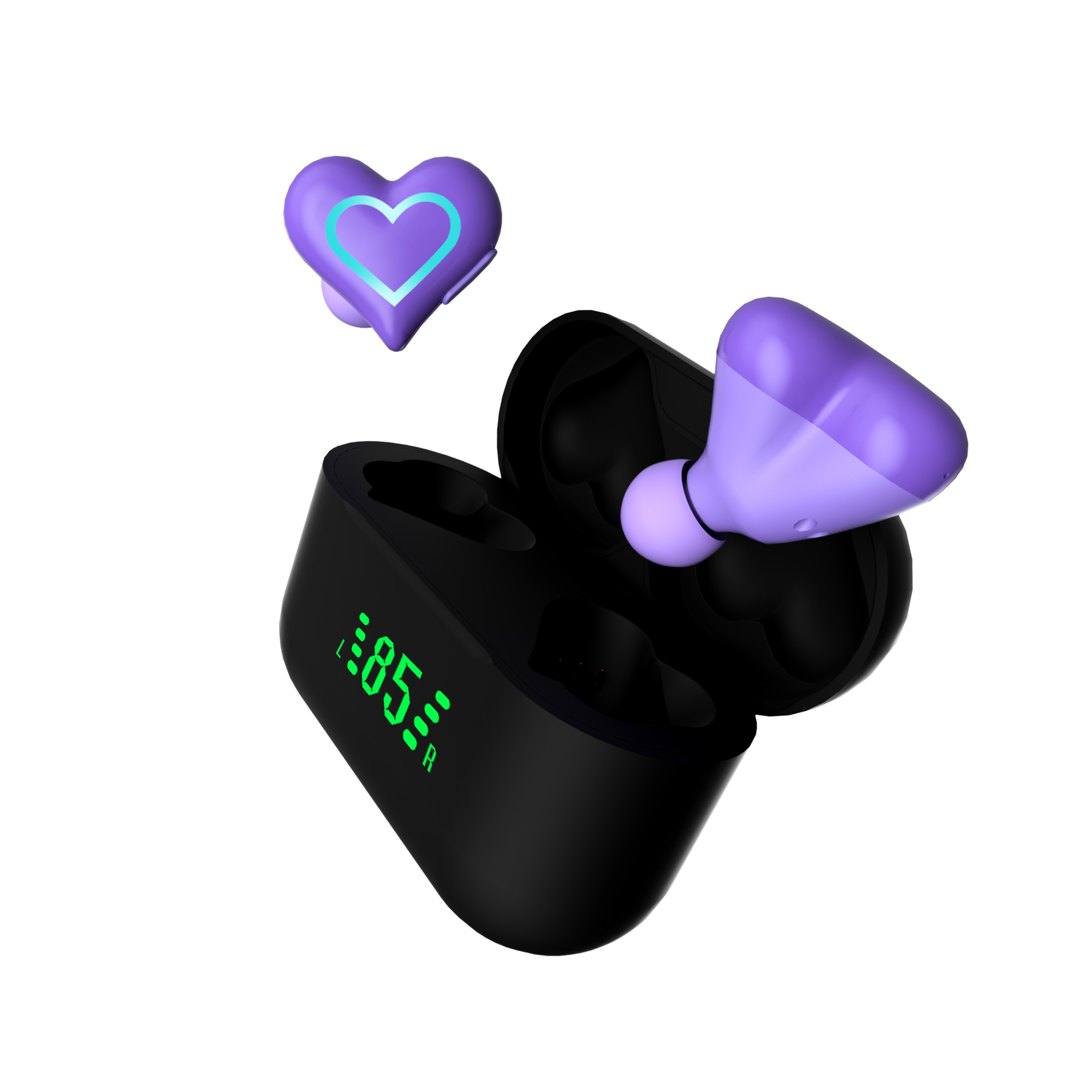 TWS Wireless Sports Earbuds With ENC Noise Cancelling Microphone 1